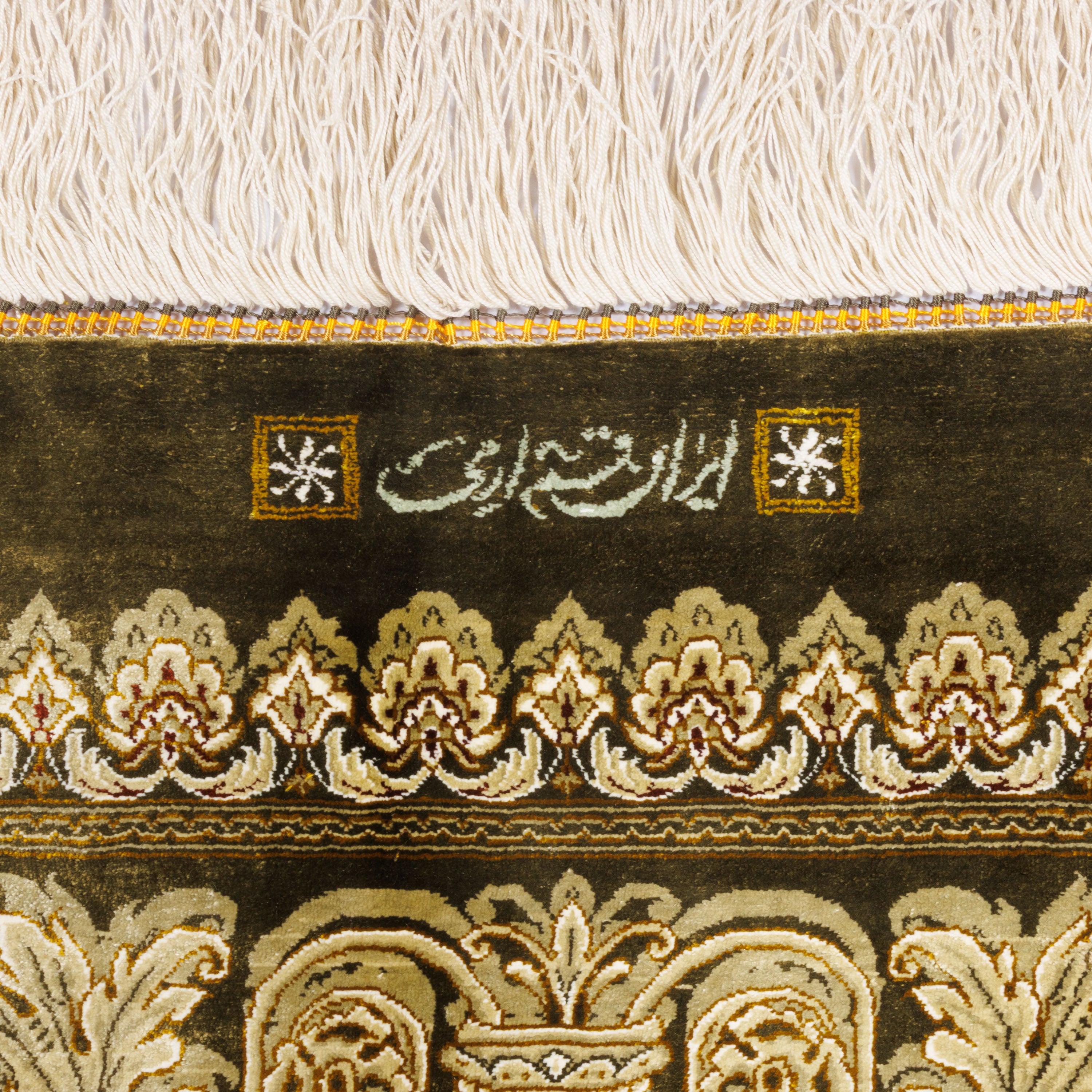 Qom Handmade Carpet — Lachak Toranj | Full Silk | 397 × 596 cm | SKU 12300739