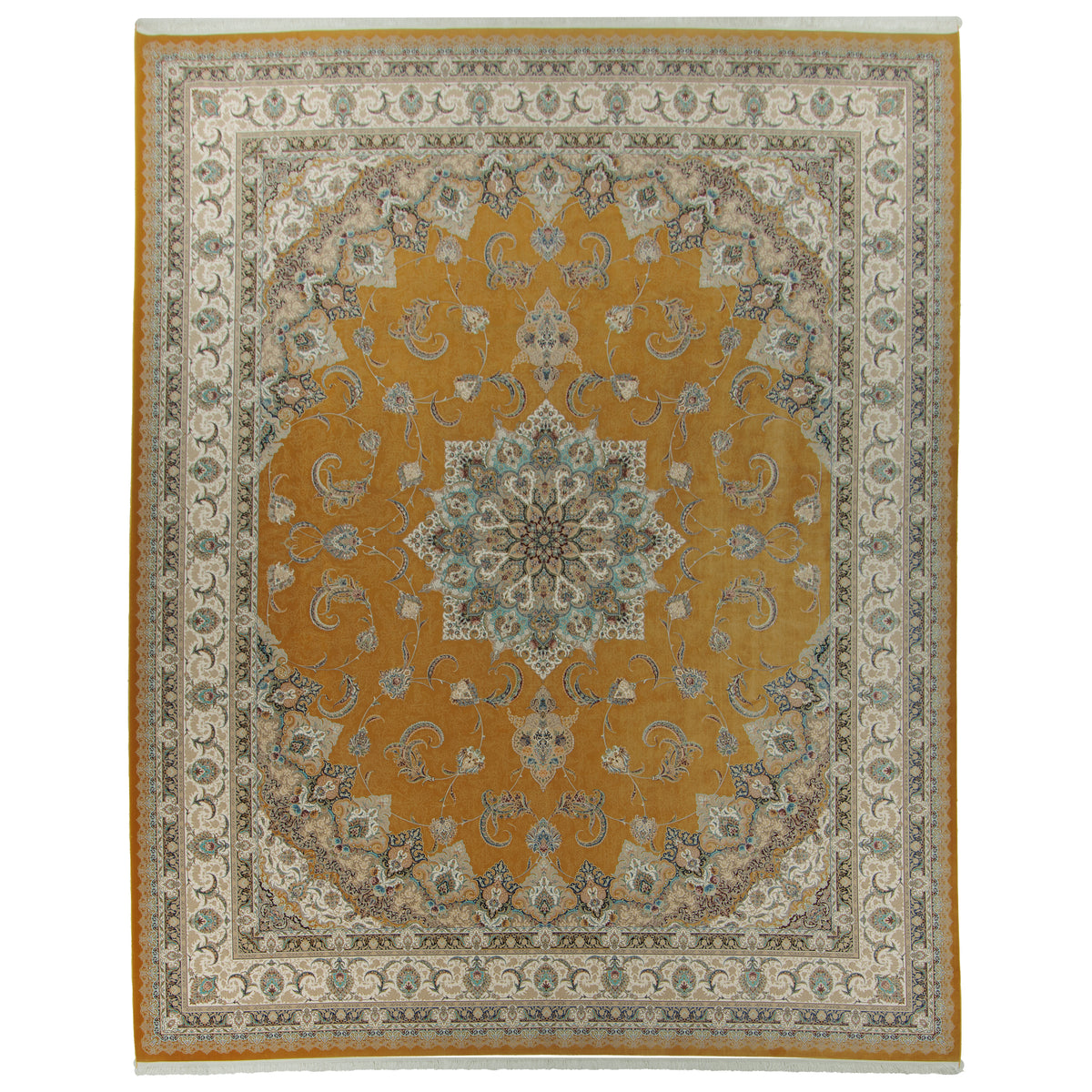 Acrylic + Bamboo Silk Machine-made Carpet, Design 00518, 1500 Reed