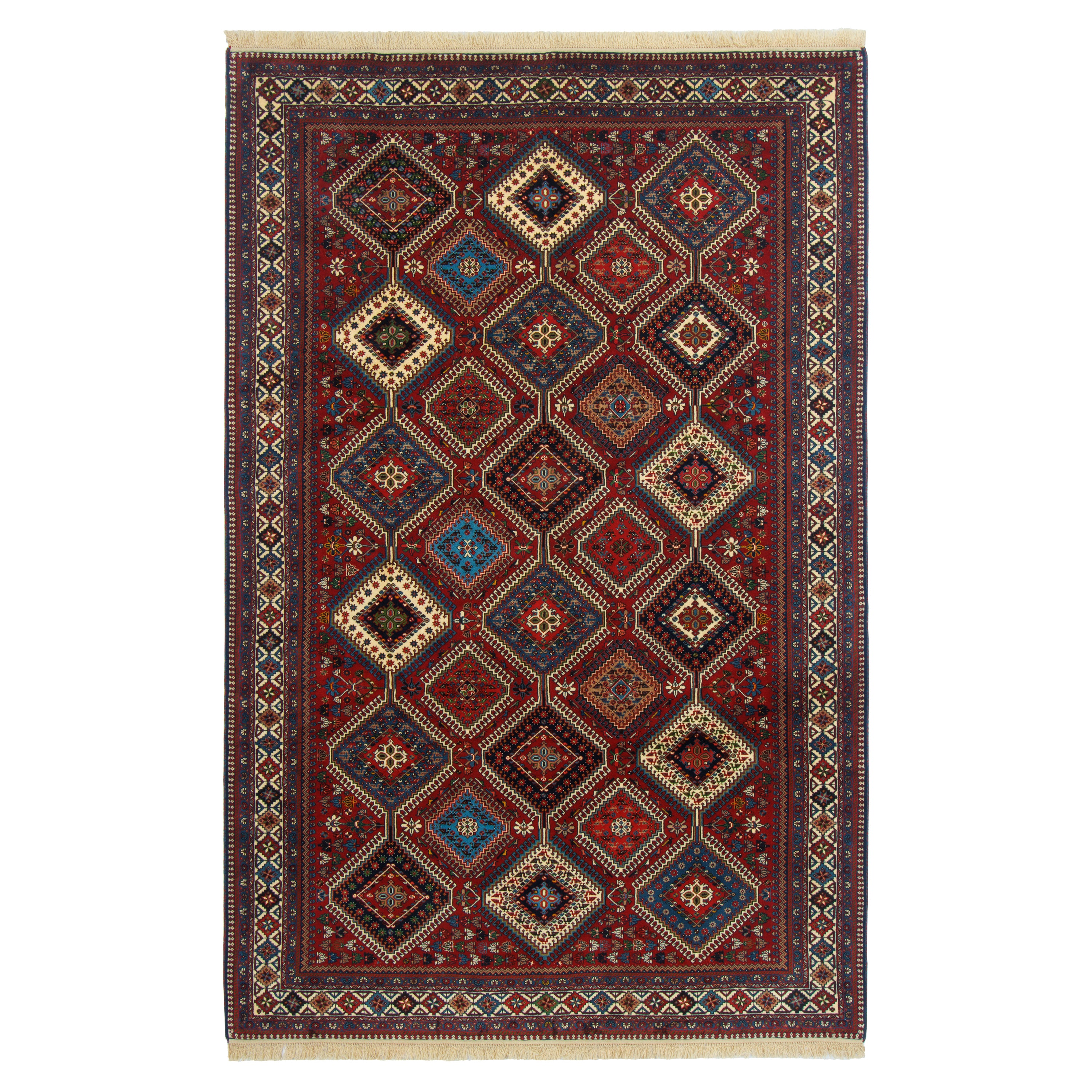 Shiraz Handmade Carpet — Kheshti | Full Wool | 204 × 310 cm | SKU 10601436