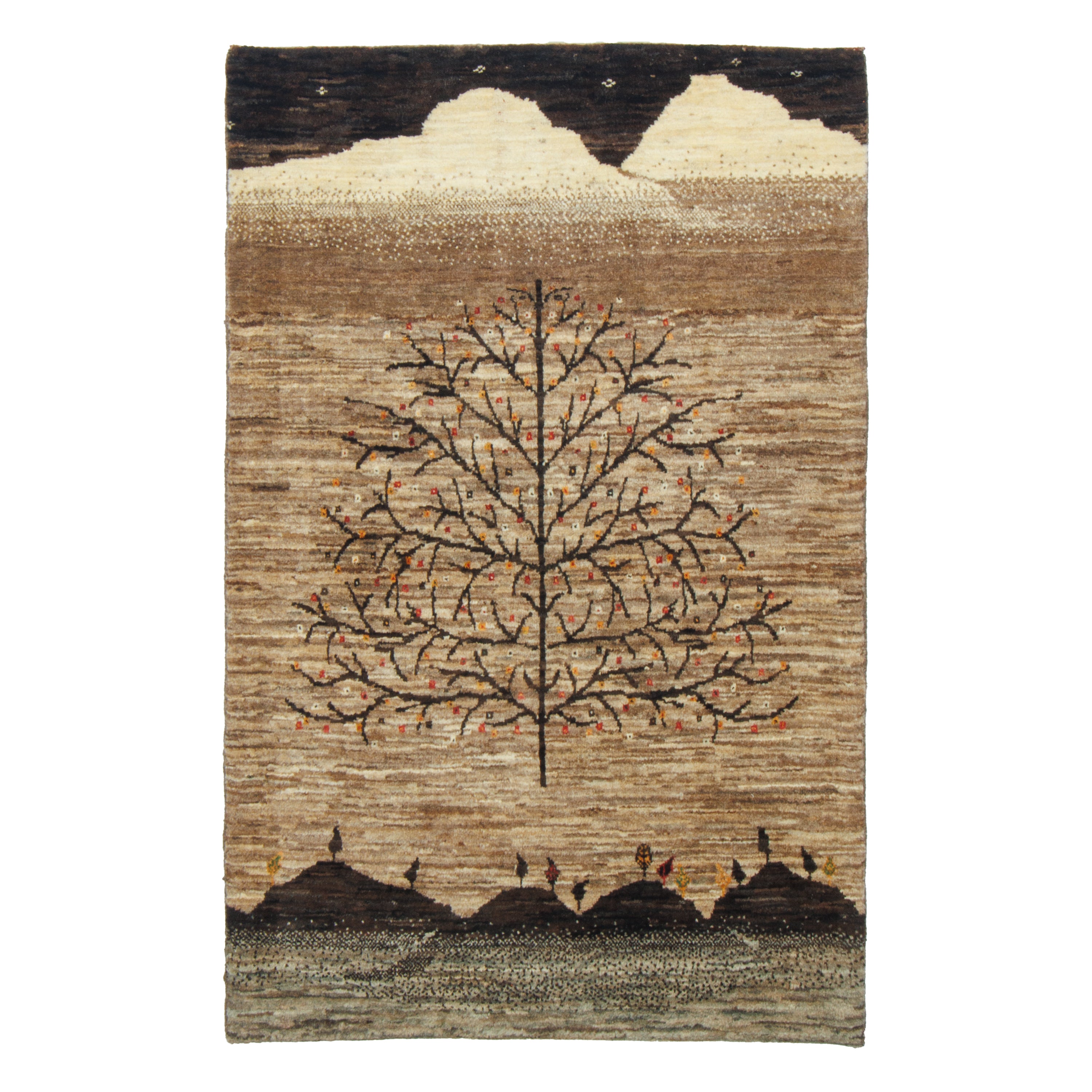 Shiraz Handmade Gabbeh — Sarasar | Full Wool | 87 × 136 cm | SKU 50101355
