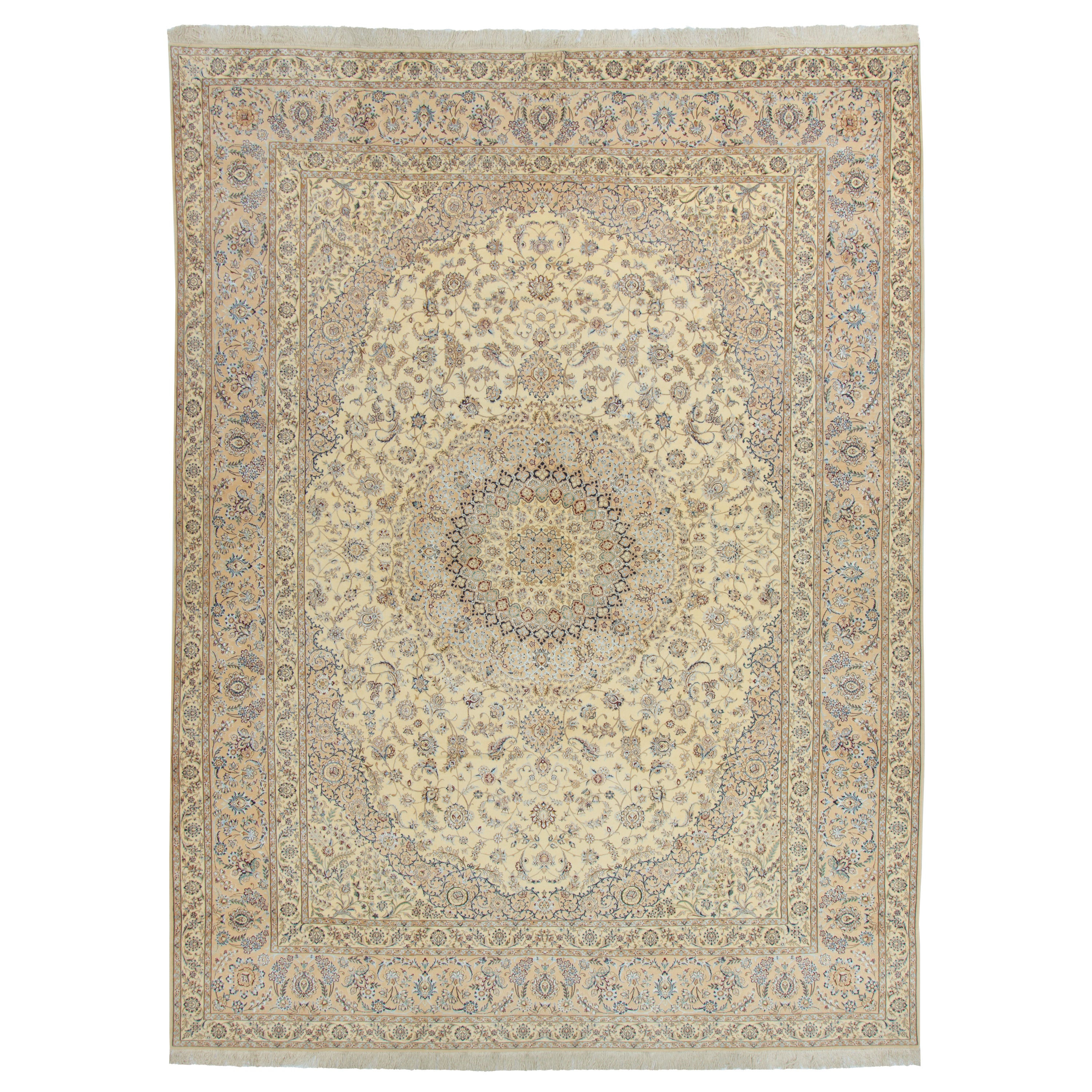 Nain Handmade Carpet — Lachak Toranj | Silk Pile / Silk Warp | 297 × 400 cm | SKU 11100780