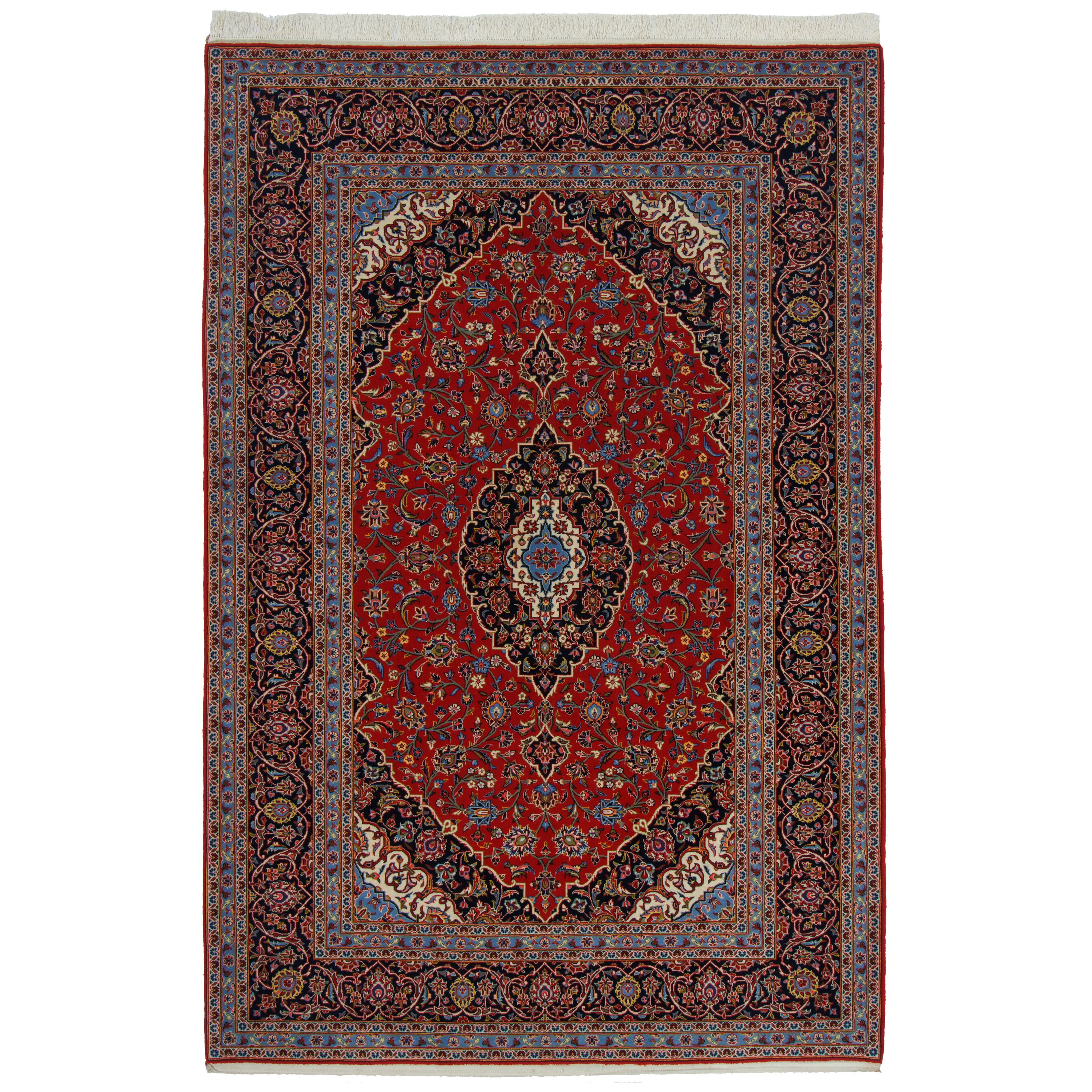 Kerman Handmade Carpet — Lachak Toranj | Full Wool | 200 × 305 cm | SKU 10601024