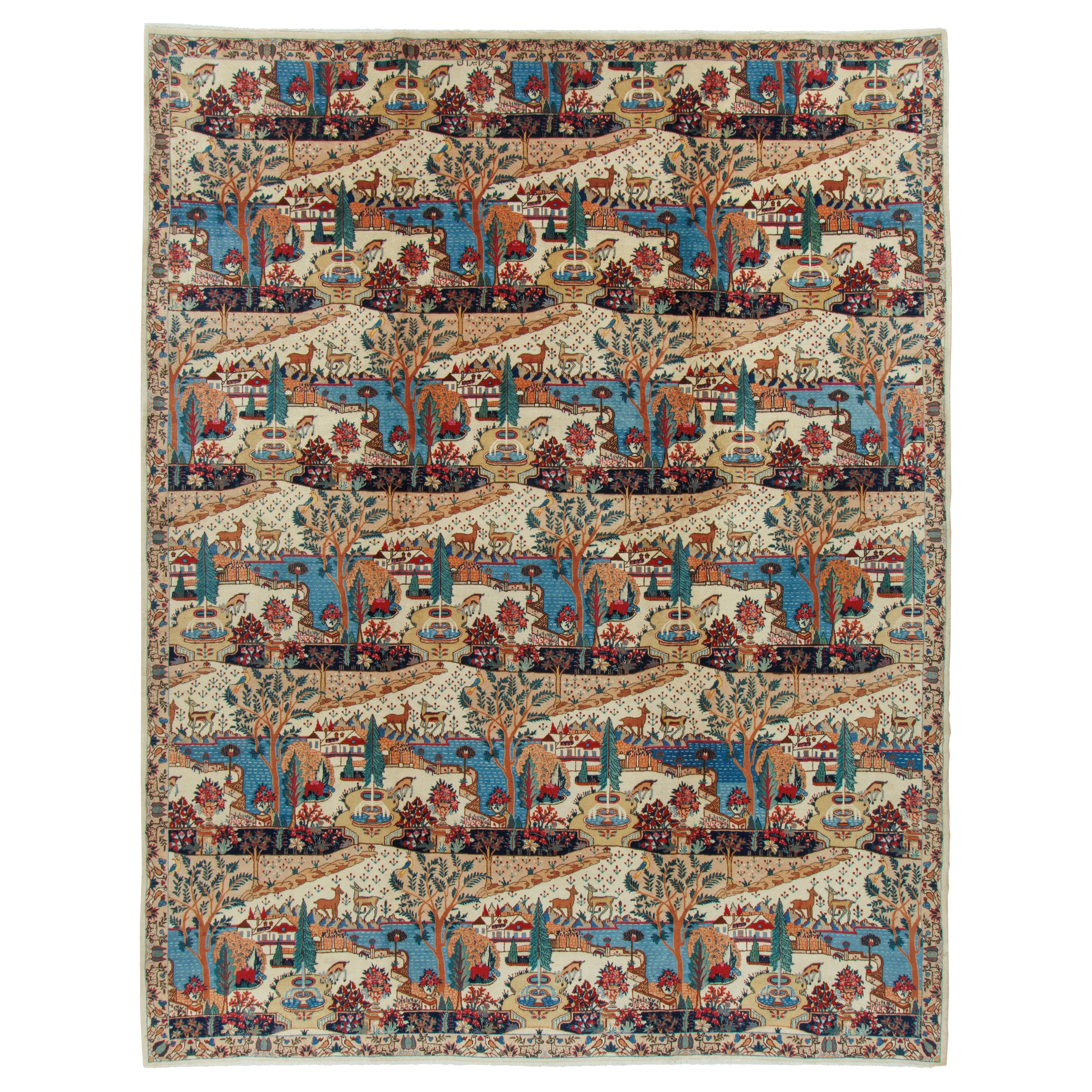 Tabriz Handmade Carpet — Sarasar | Wool / Cotton Warp | 296 × 380 cm | SKU 11100692