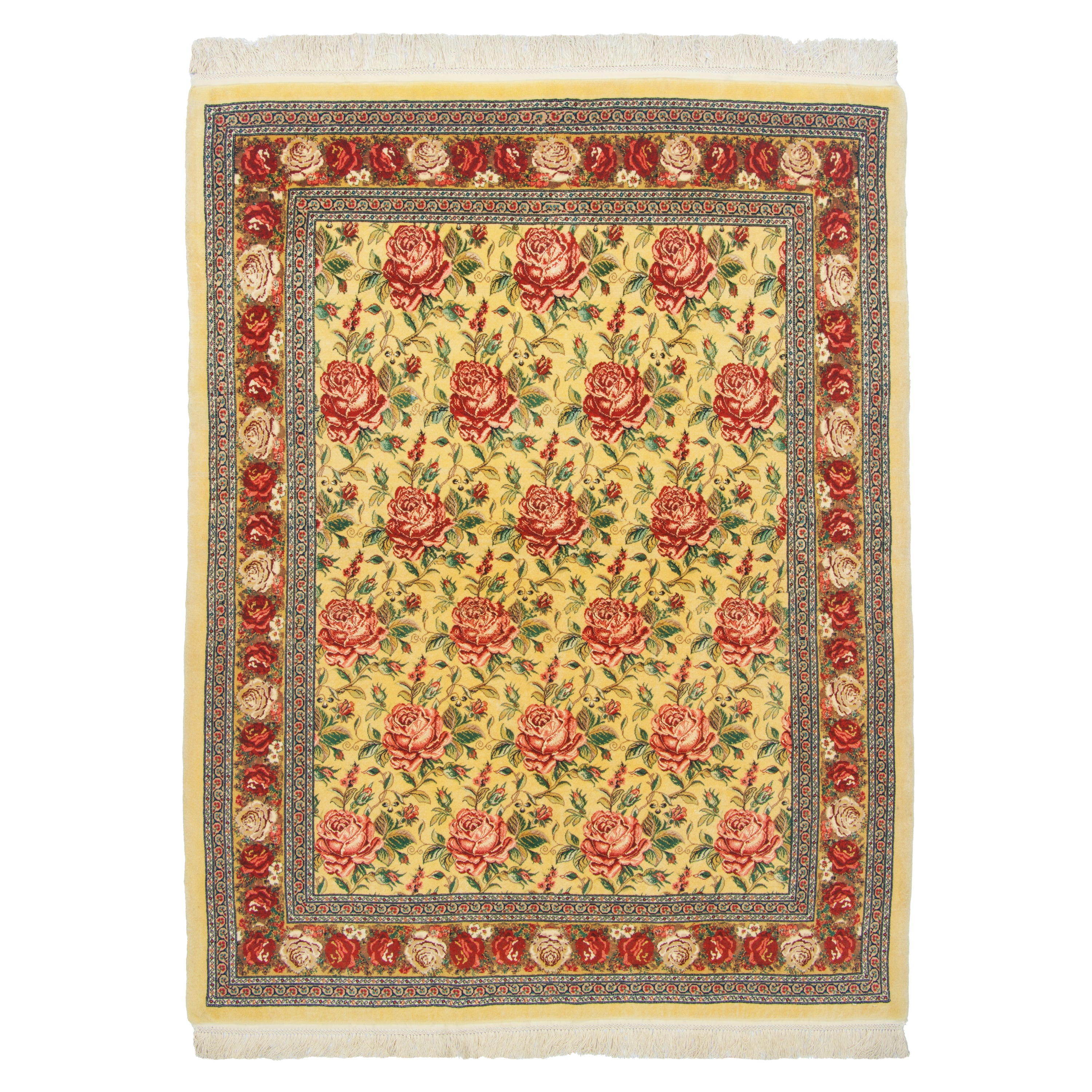 Sanandaj Handmade Carpet — Sarasar | Silk Pile / Silk Warp | 160 × 205 cm | SKU 10300510
