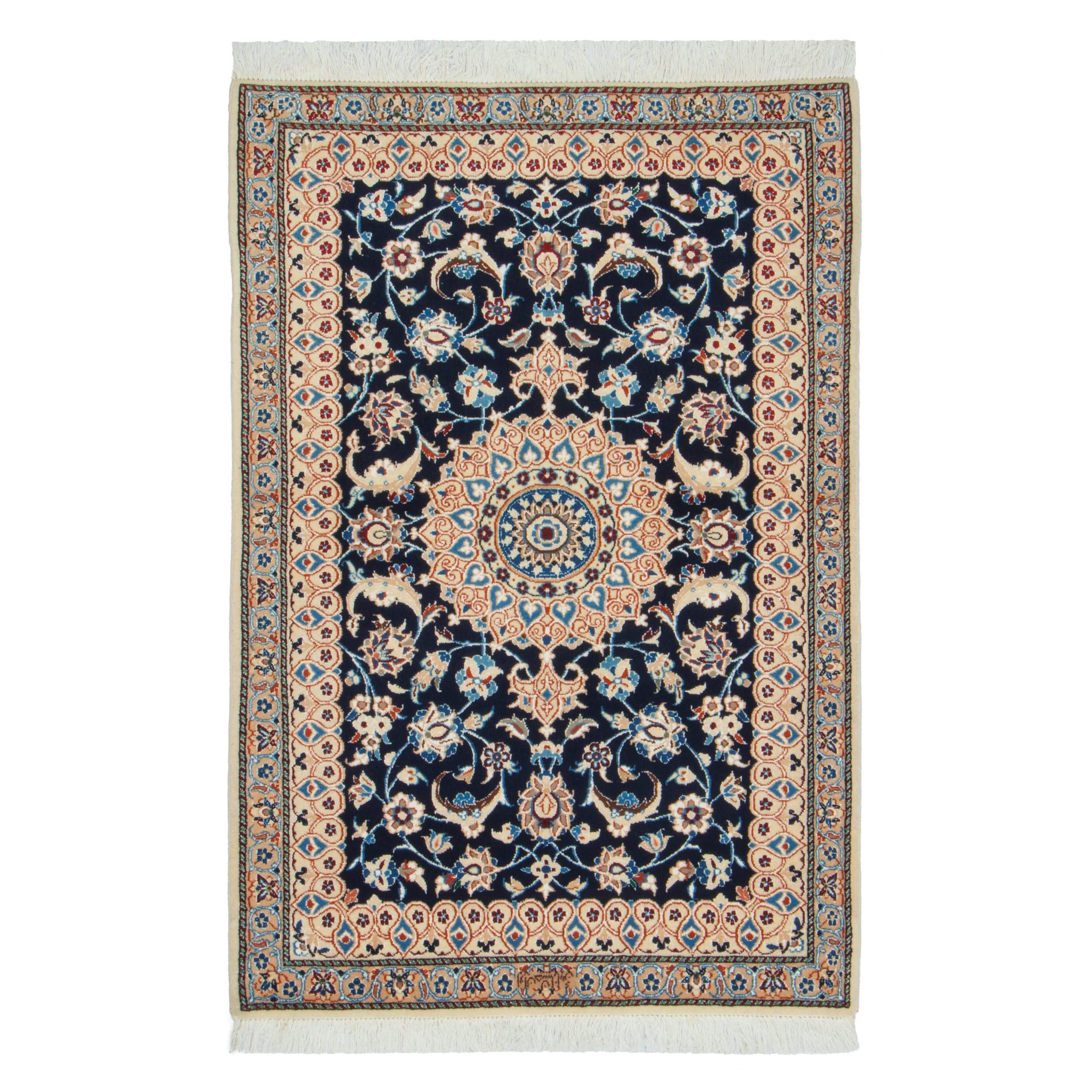 Nain Handmade Carpet — Lachak Toranj | Silk Pile / Wool Warp | 90 × 133 cm | SKU 10101319