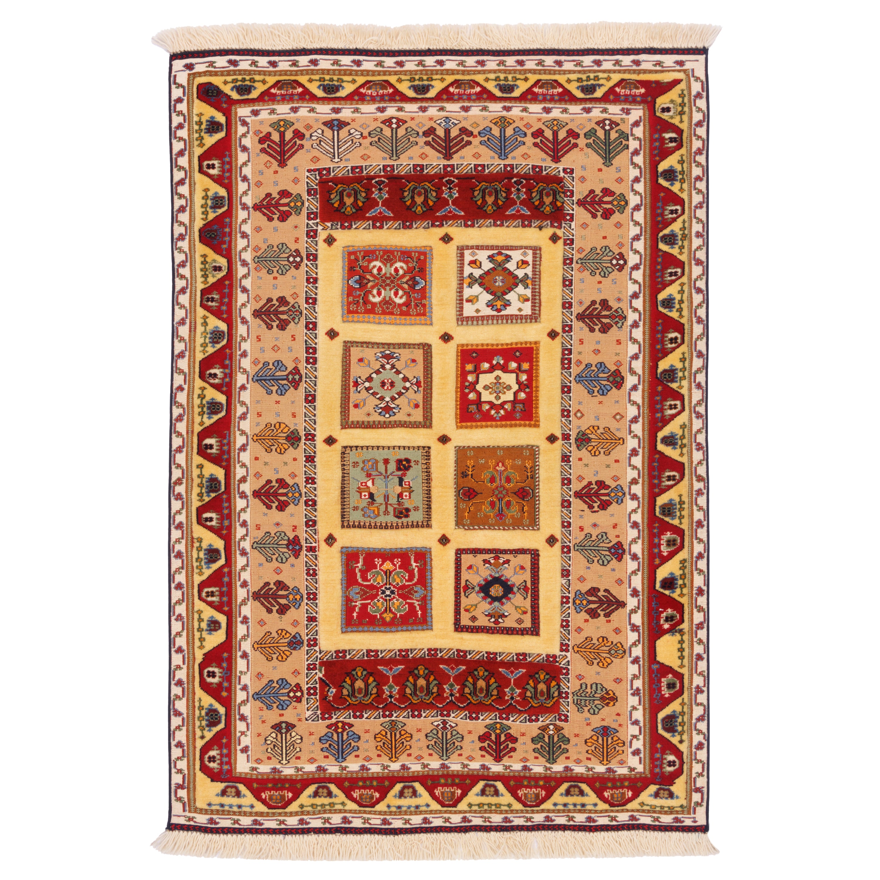 Sirjan Handmade Kilim Carpet — Kheshti | Full Wool | 80 × 120 cm | SKU 40000312