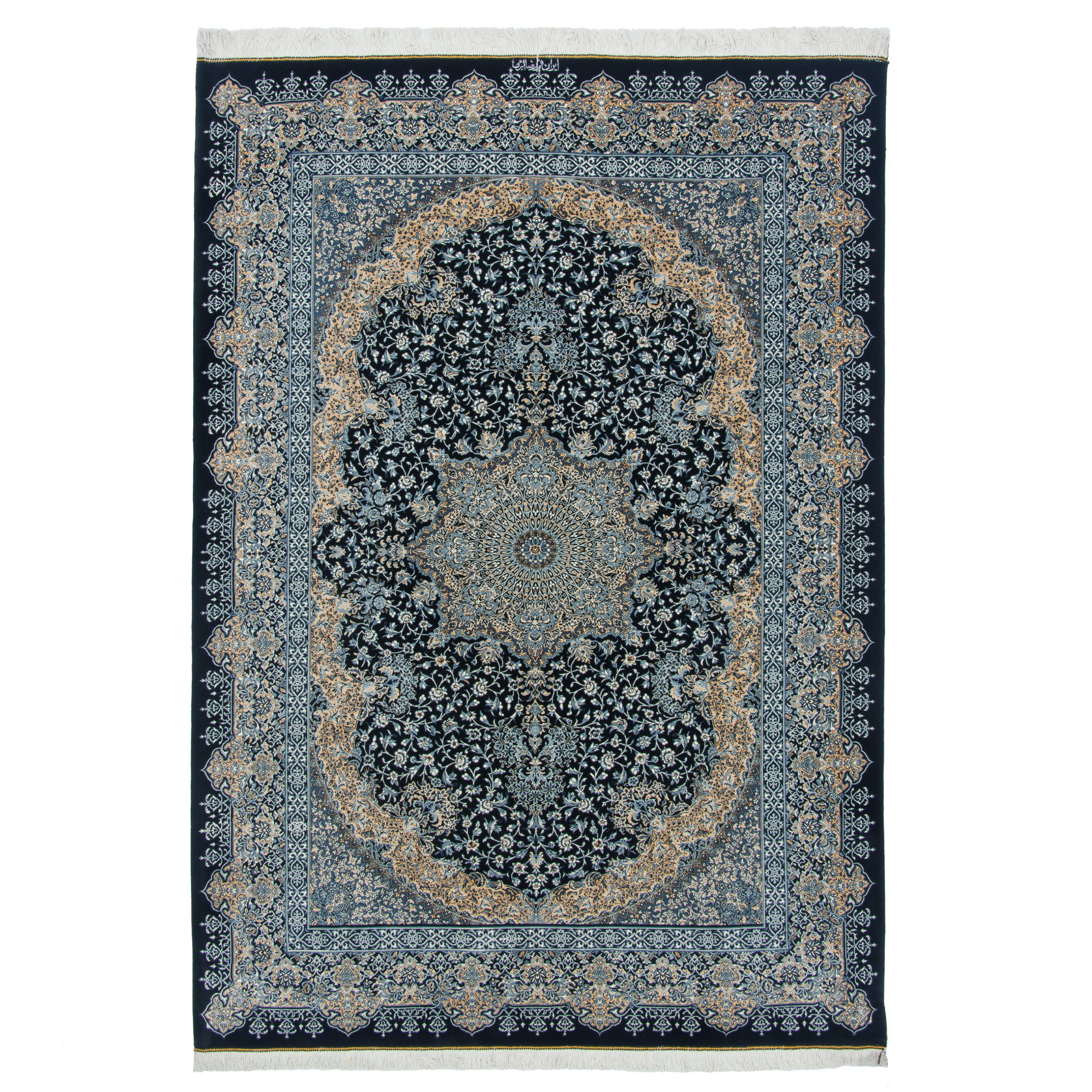 Qom Handmade Carpet — Lachak Toranj | Full Silk | 140 × 200 cm | SKU 10200467