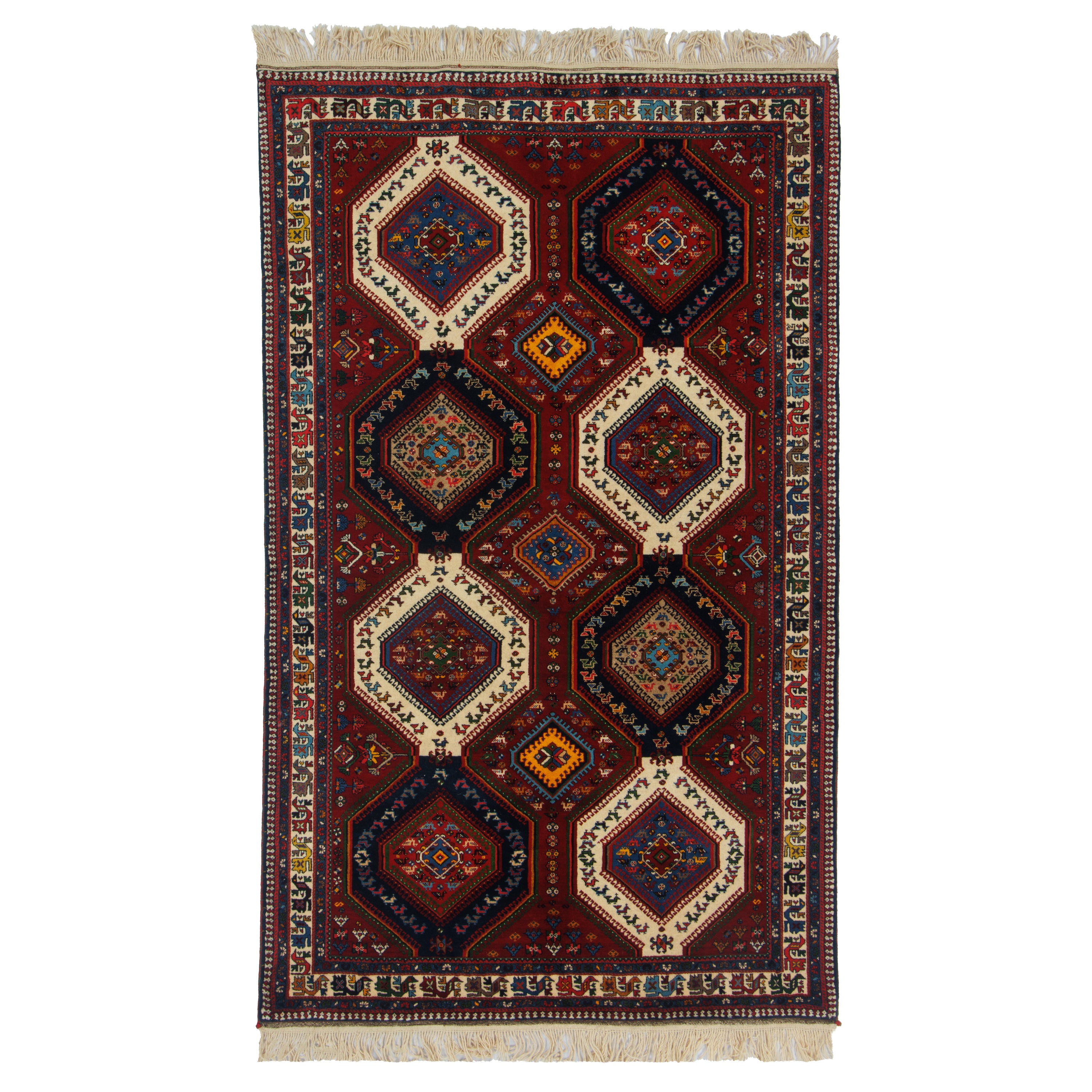 Shiraz Handmade Carpet — Kheshti | Full Wool | 154 × 250 cm | SKU 10301447
