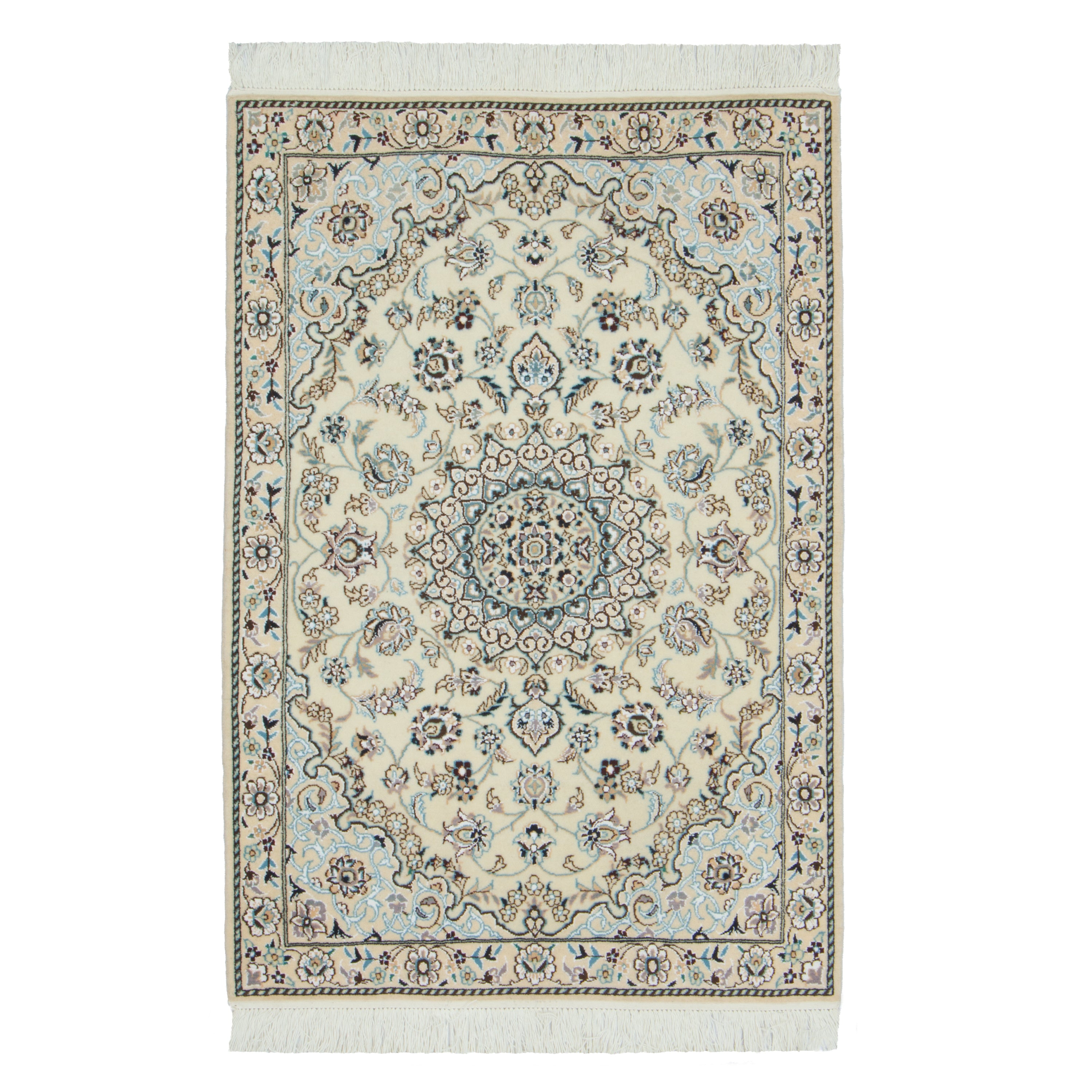 Nain Handmade Carpet — Lachak Toranj | Silk Pile / Wool Warp | 90 × 130 cm | SKU 10101330