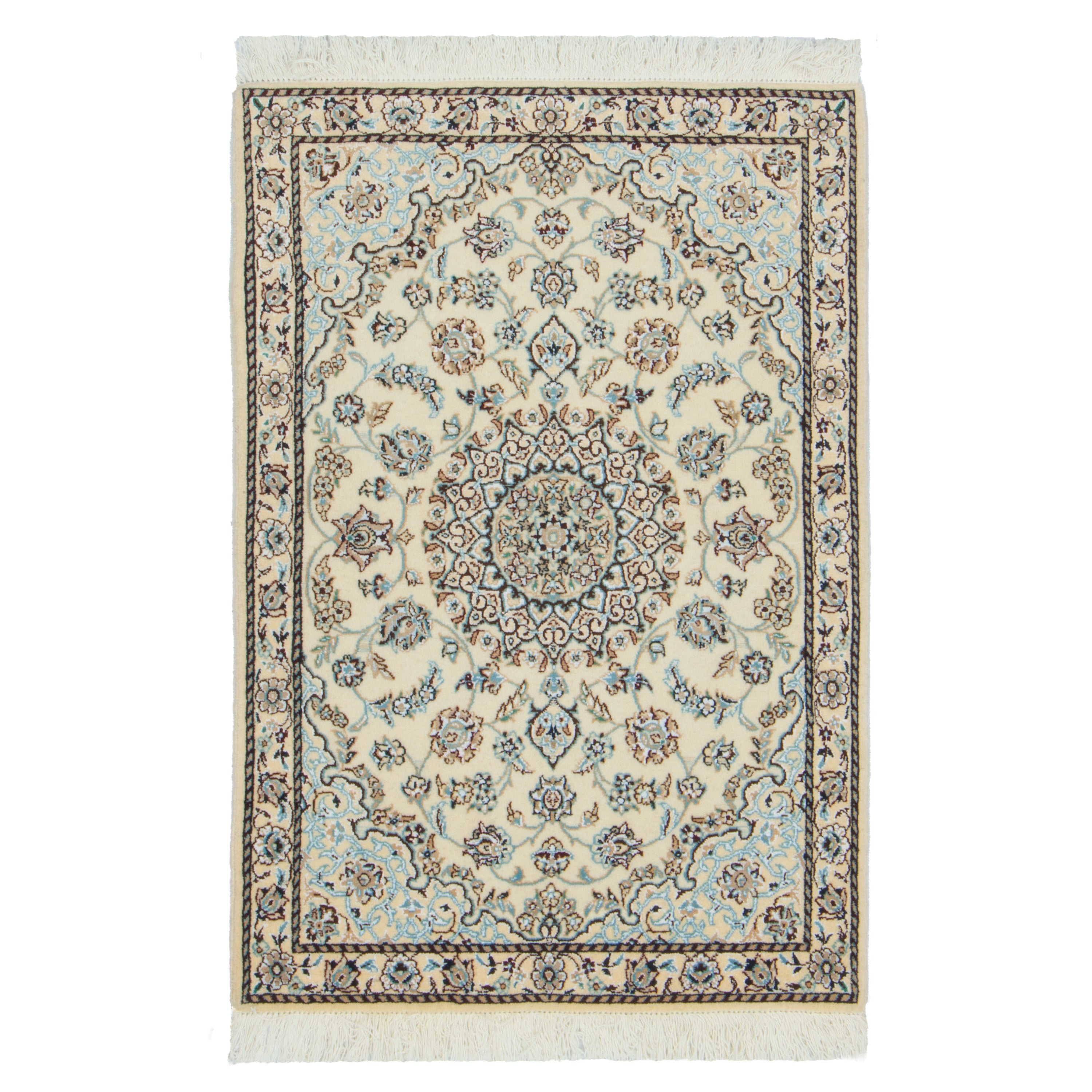 Nain Handmade Carpet — Lachak Toranj | Silk Pile / Wool Warp | 78 × 112 cm | SKU 10001346