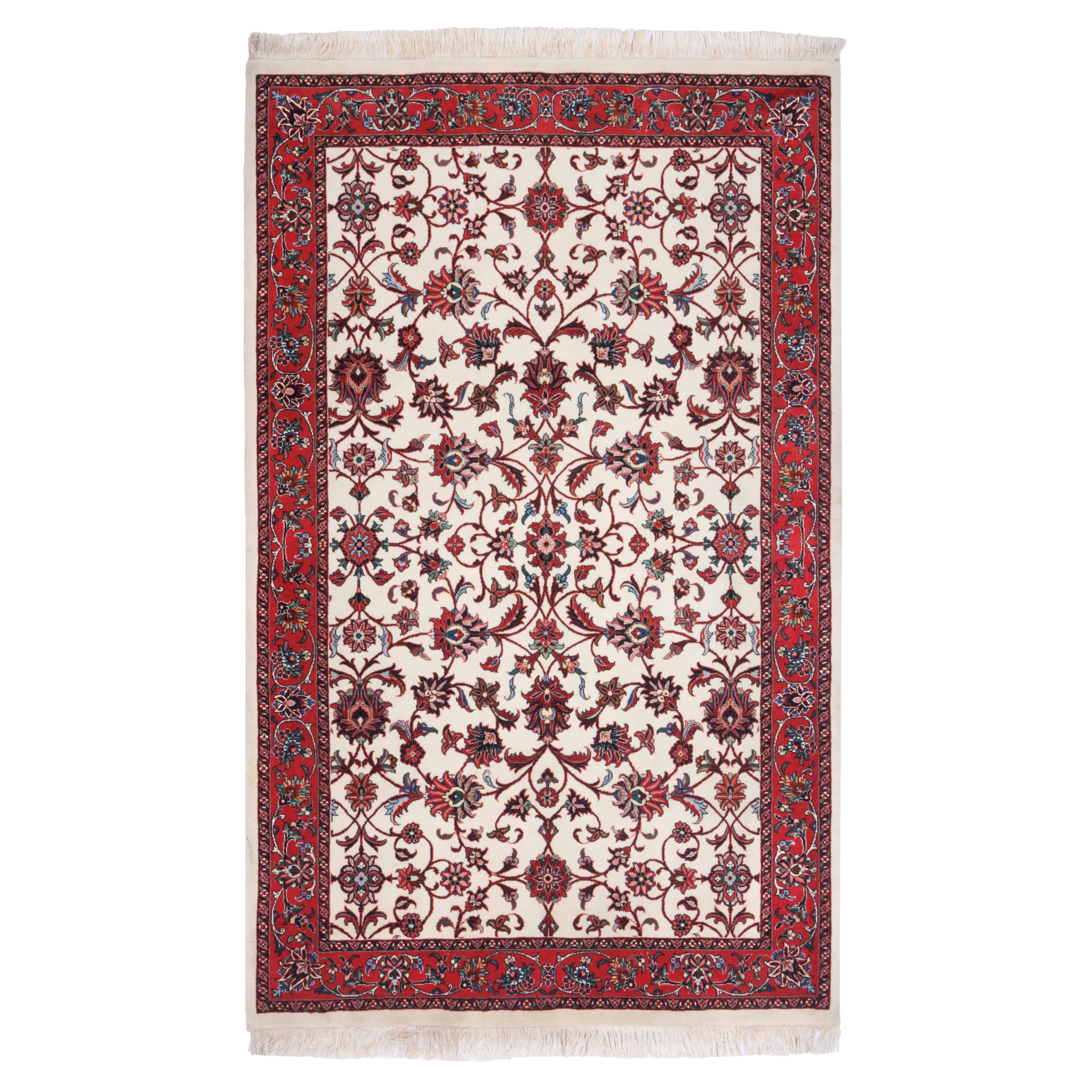 Qom Handmade Carpet — Afshan | Silk Pile / Cotton Warp | 112 × 182 cm | SKU 10200850