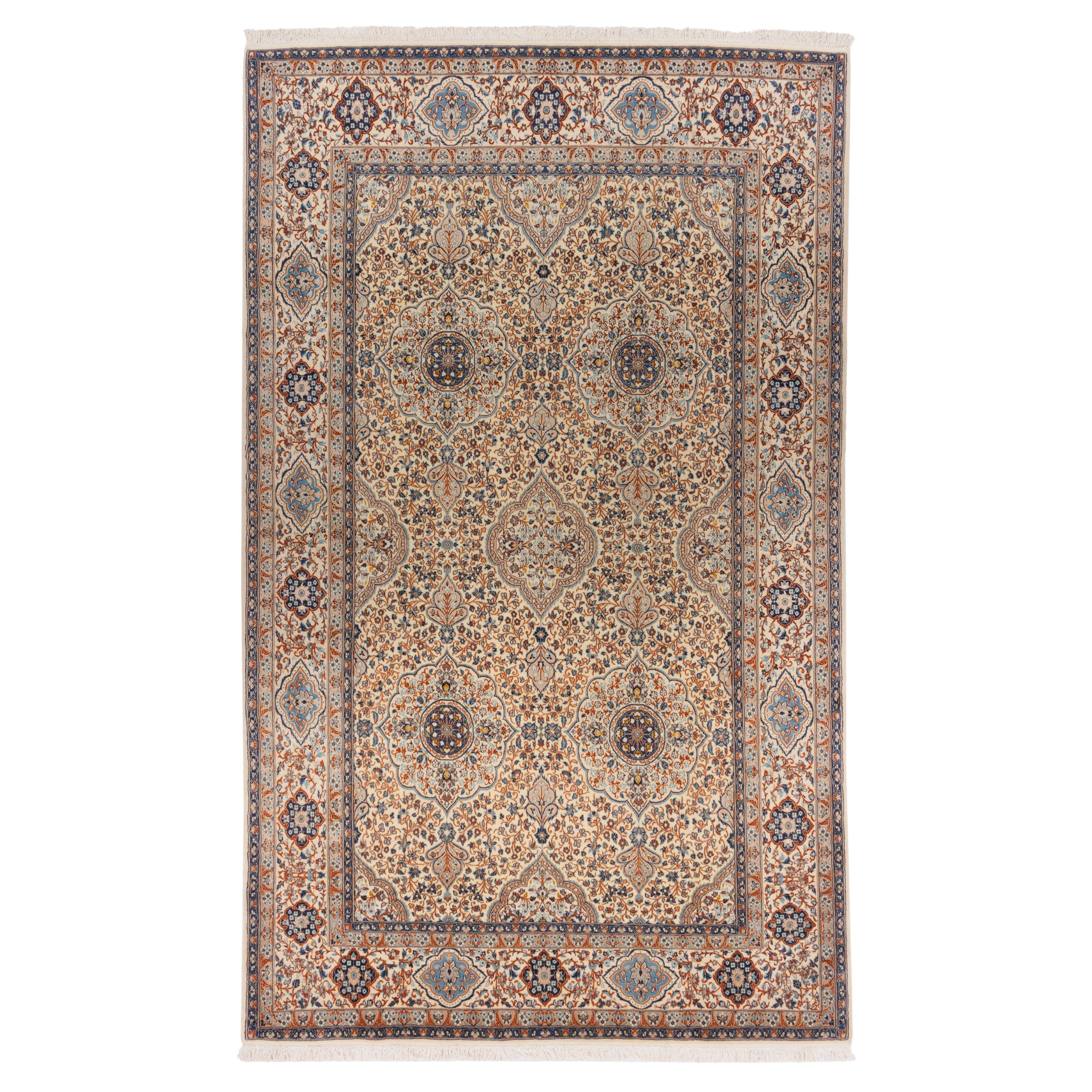Nain Handmade Carpet — Sarasar | Silk Pile / Cotton Warp | 205 × 338 cm | SKU 10600811