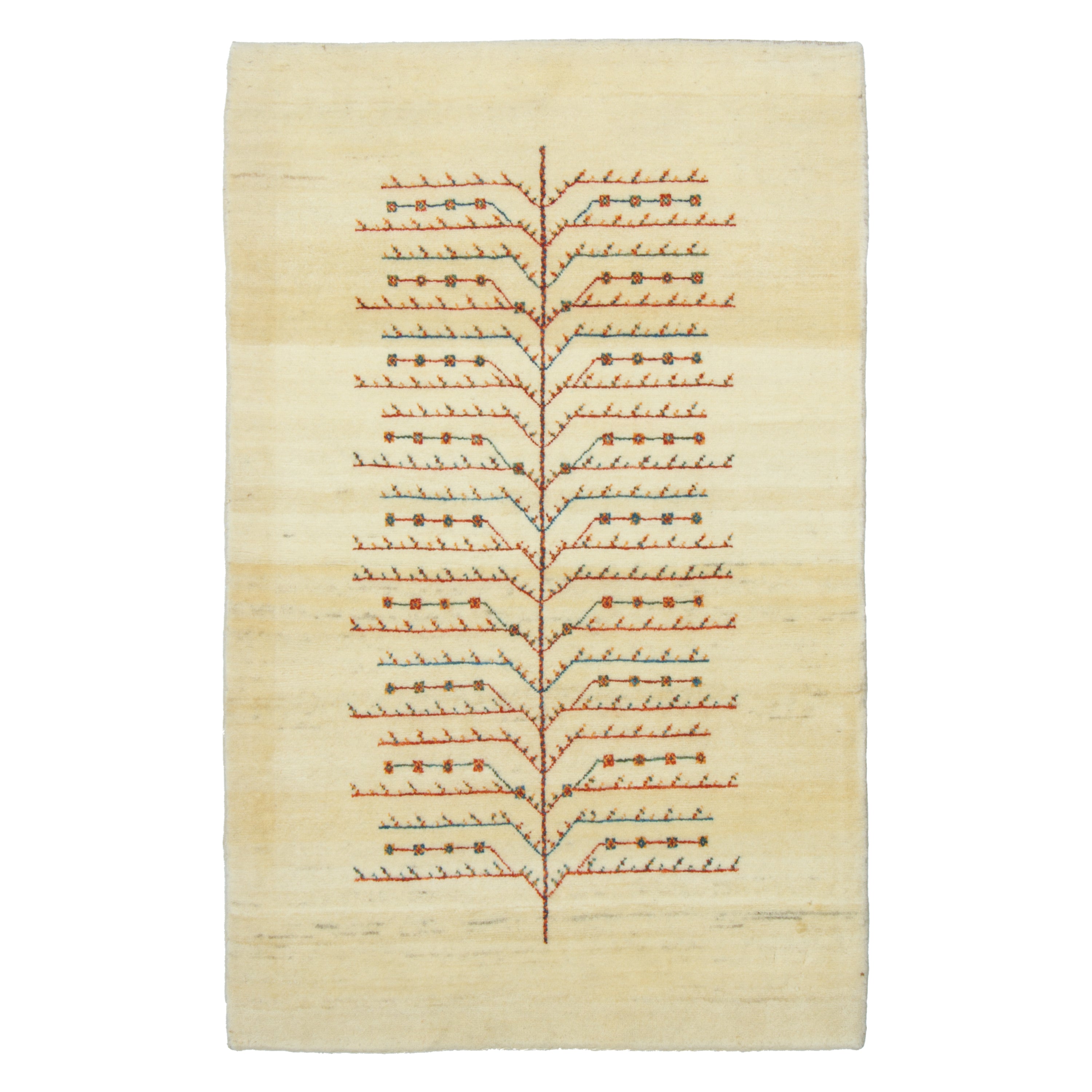 Shiraz Handmade Gabbeh — Sarasar | Full Wool | 91 × 144 cm | SKU 50101354