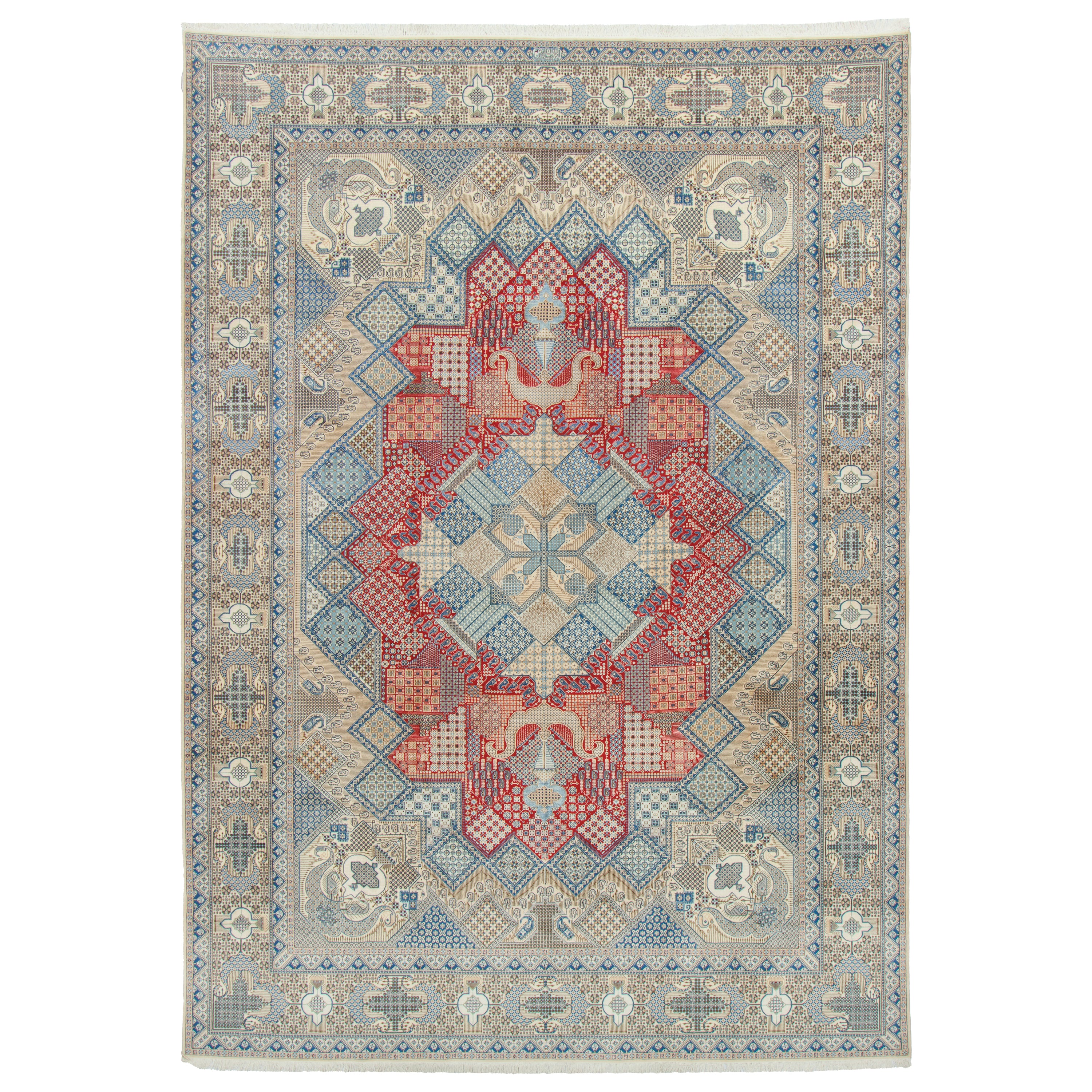 Nain Handmade Carpet — Lachak Toranj | Silk Pile / Cotton Warp | 292 × 410 cm | SKU 11100672