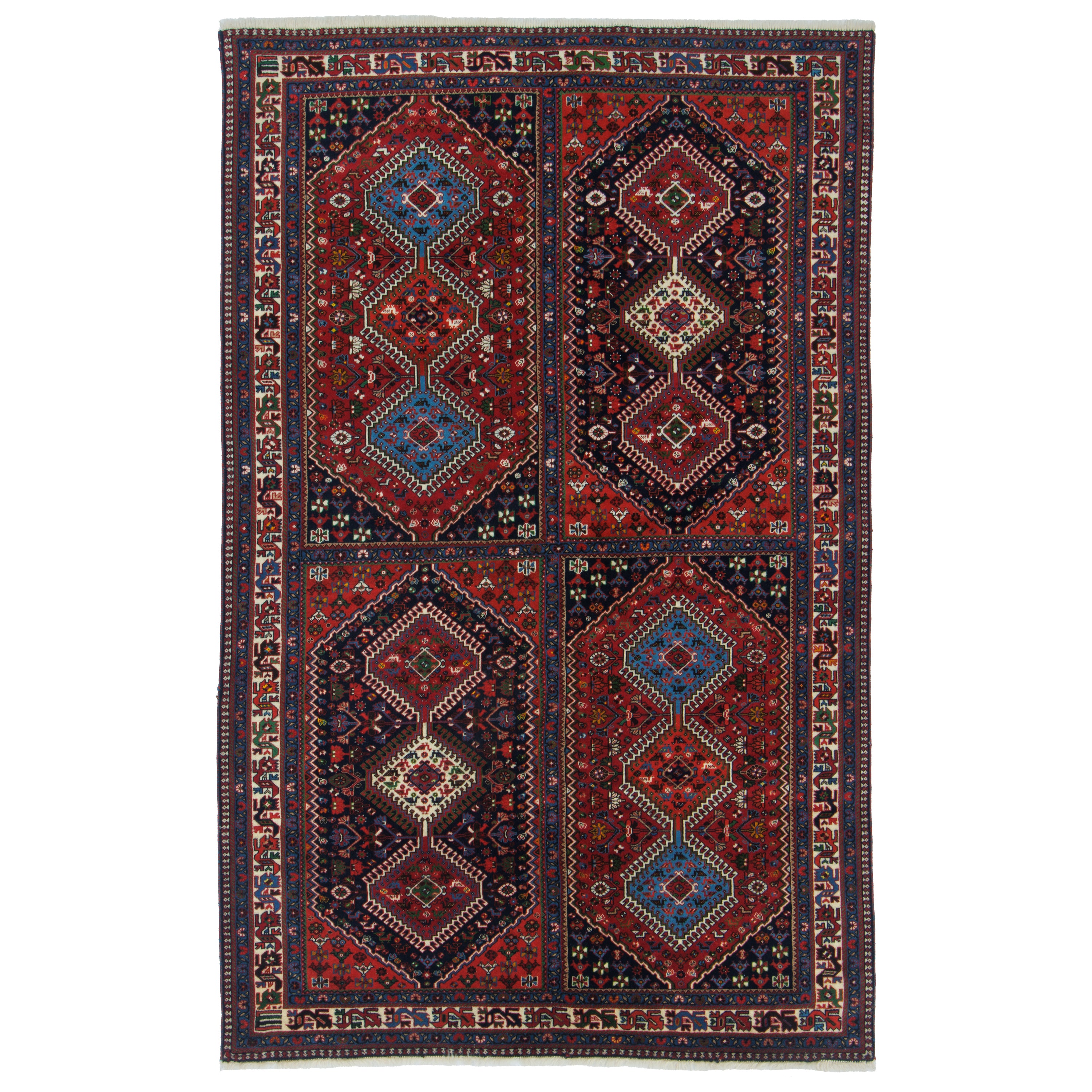 Shiraz Handmade Carpet — Kheshti | Full Wool | 160 × 255 cm | SKU 10401451