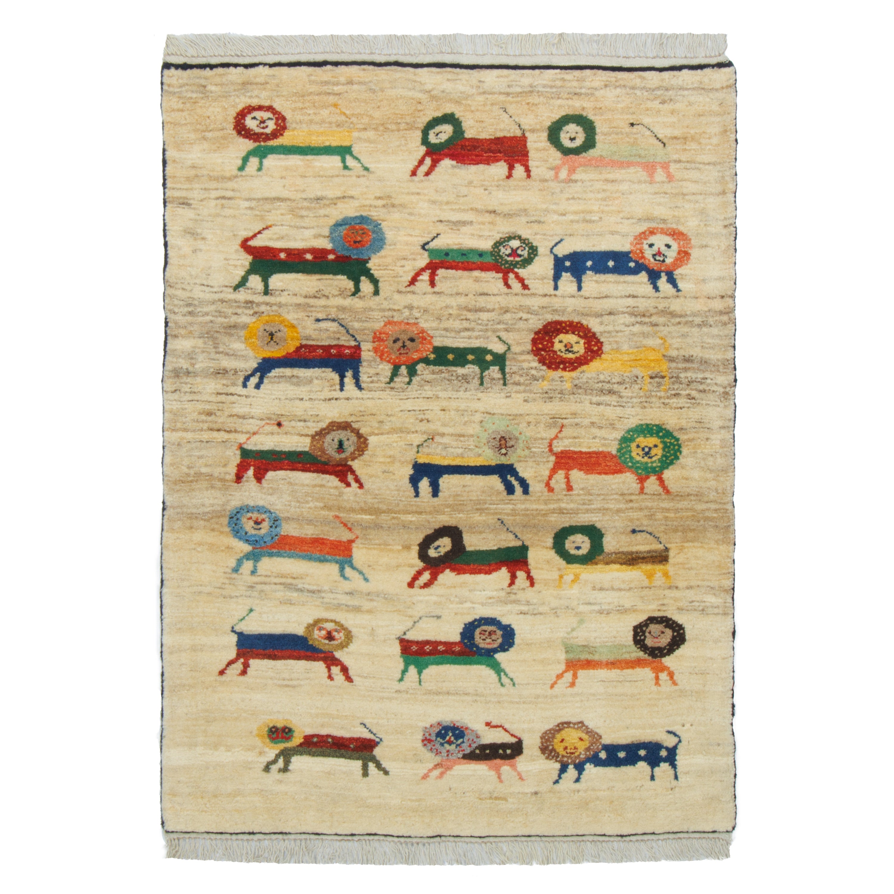 Shiraz Handmade Gabbeh — Sarasar | Full Wool | 87 × 117 cm | SKU 50101360