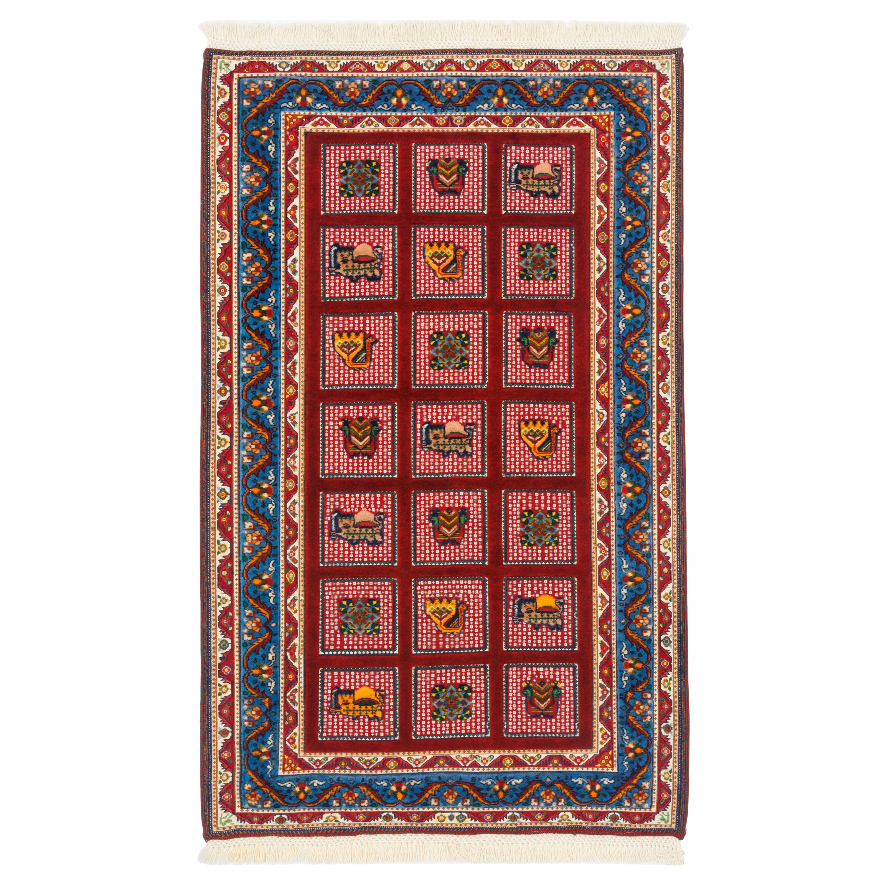 Sirjan Handmade Kilim Carpet — Kheshti | Full Wool | 100 × 165 cm | SKU 40100310