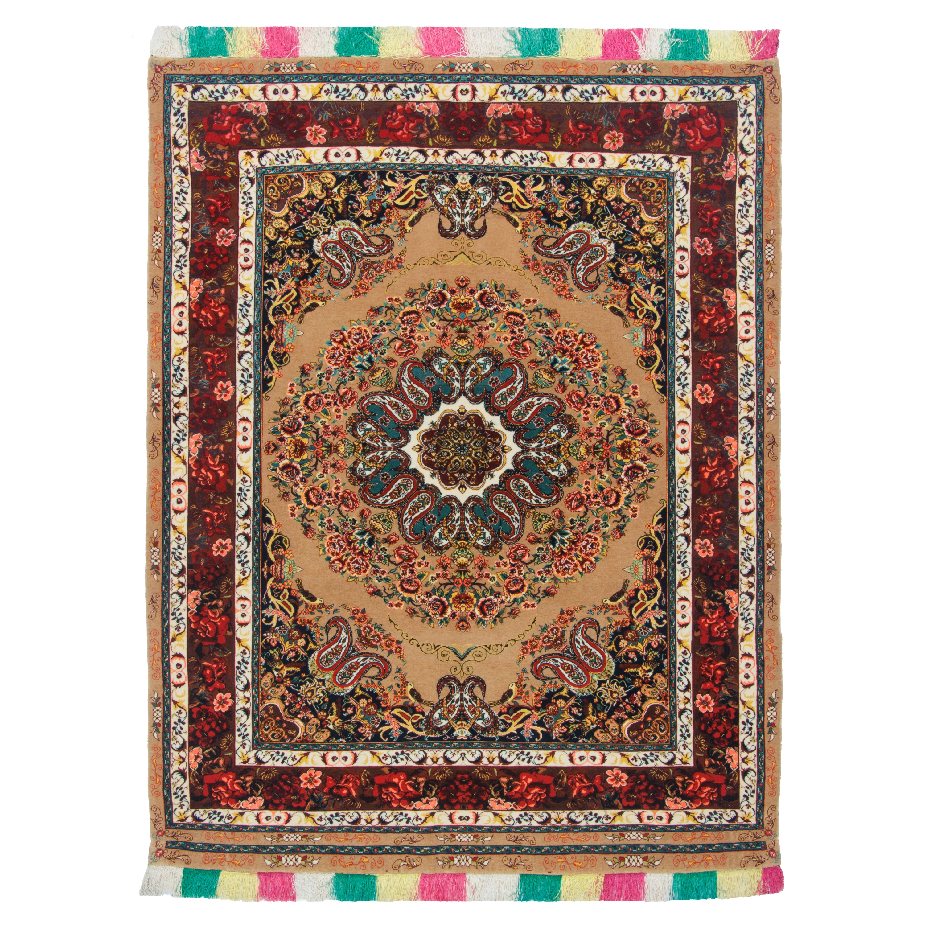 Sanandaj Handmade Carpet — Lachak Toranj | Wool / Silk Warp | 154 × 200 cm | SKU 10300506