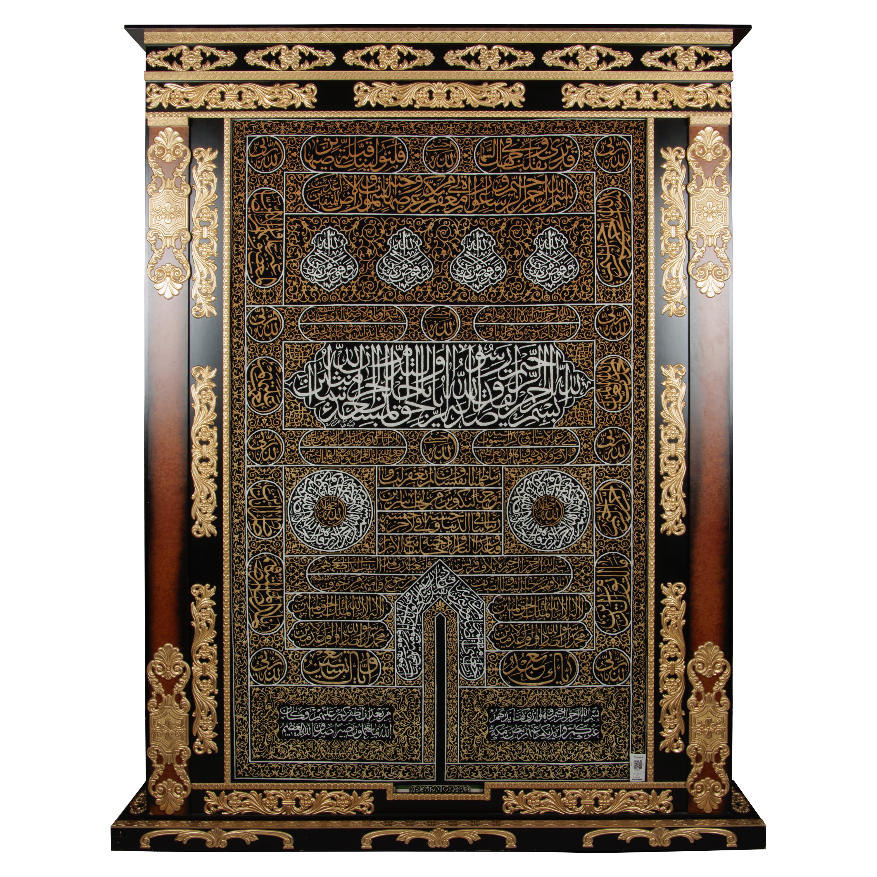 لوحة فنية جدارية لسجاد أصفهان يدوي — ساراسار | وبر حرير / سدى حرير | 154 × 238 سم | رمز المنتج 70300925