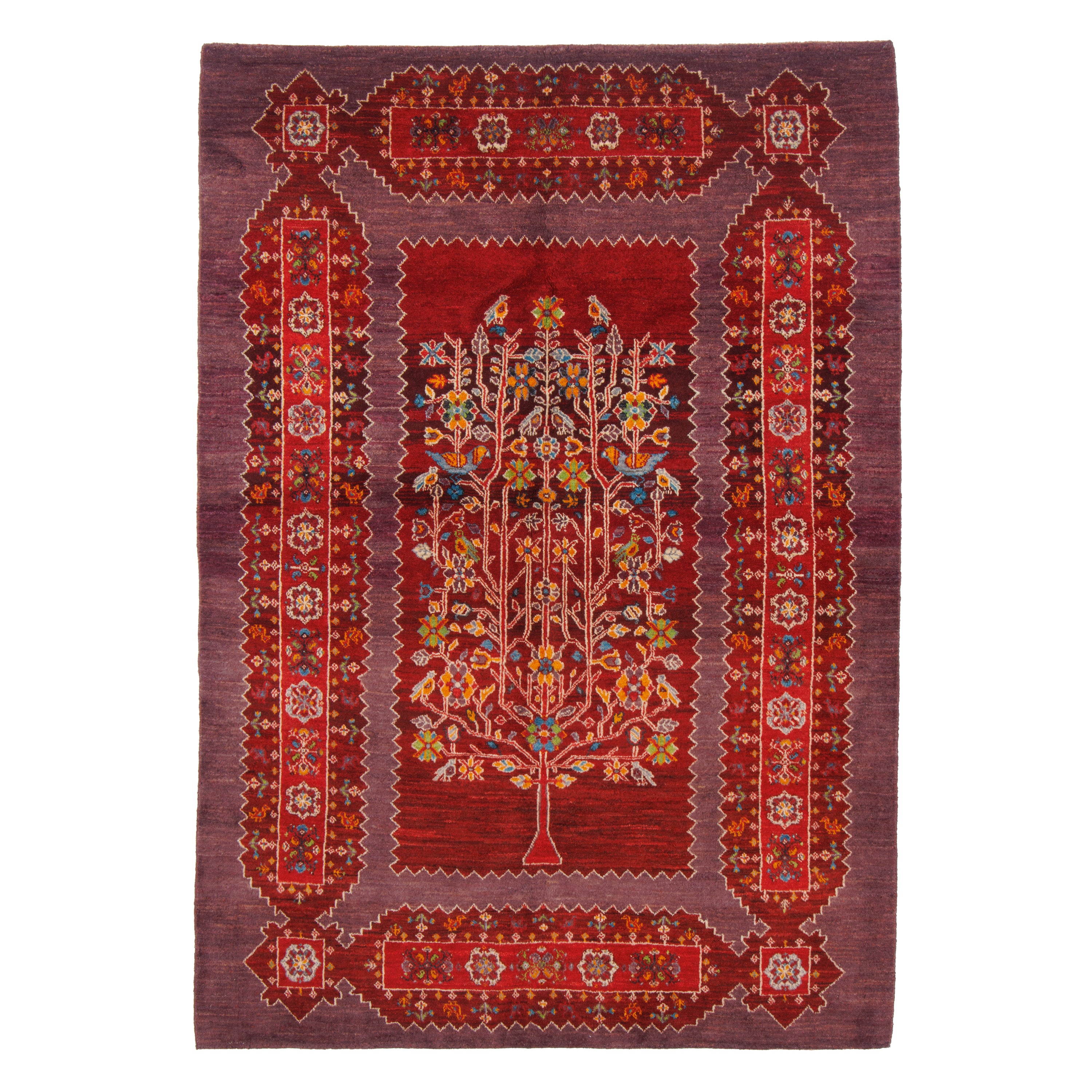 Shiraz Handmade Gabbeh Carpet — Sarasar | Full Wool | 155 × 224 cm | SKU 50301303