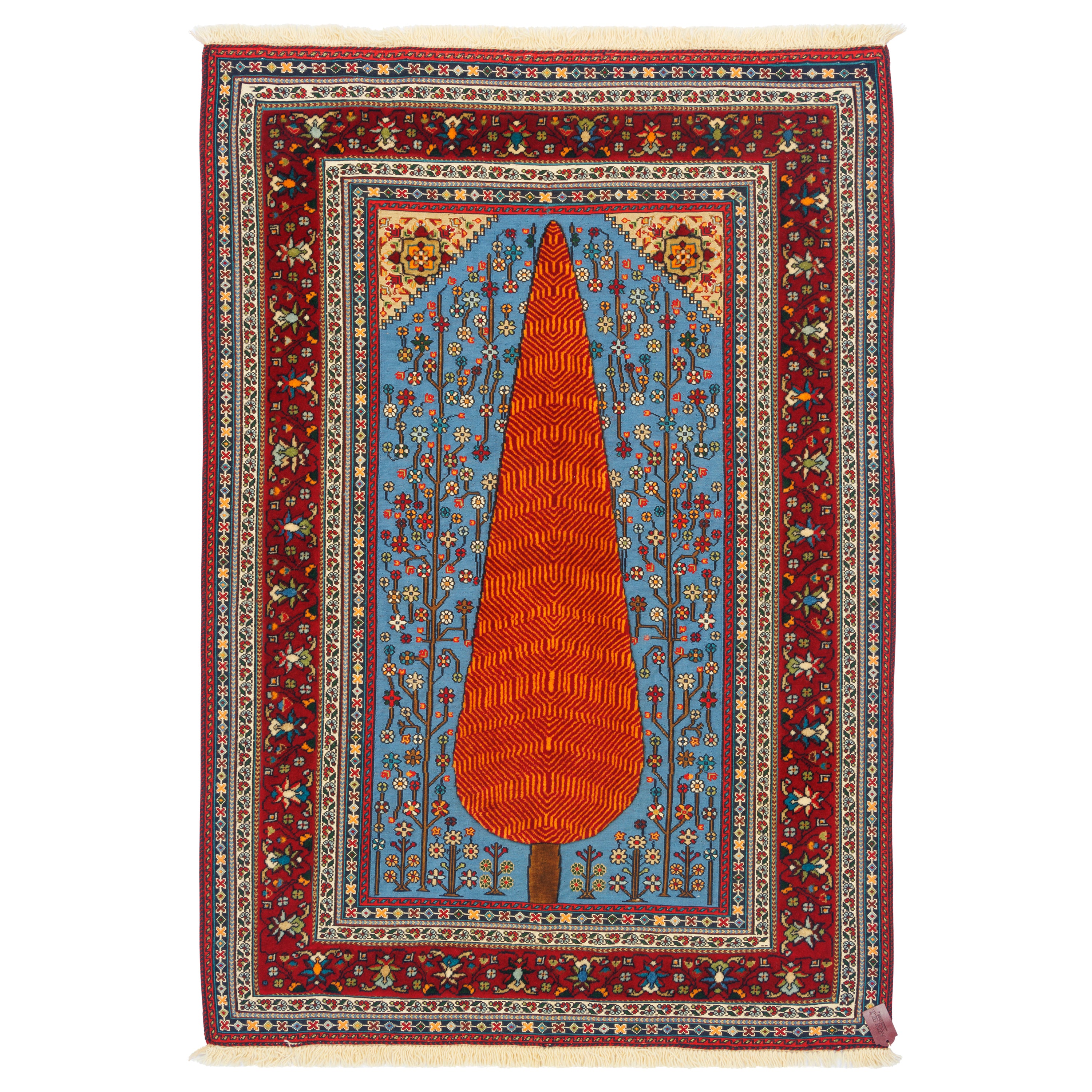 Sirjan Handmade Kilim Carpet — Derakht | Full Wool | 106 × 152 cm | SKU 40100306