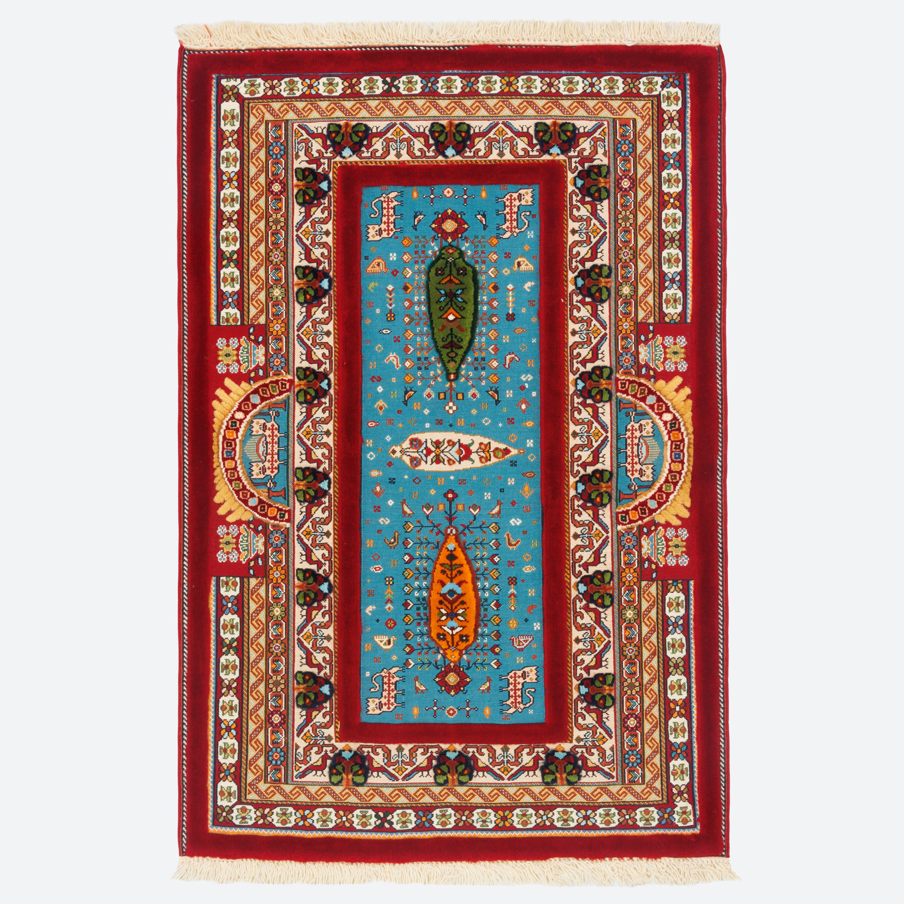 Sirjan Handmade Kilim Carpet — Sarasar | Full Wool | 85 × 125 cm | SKU 40100325