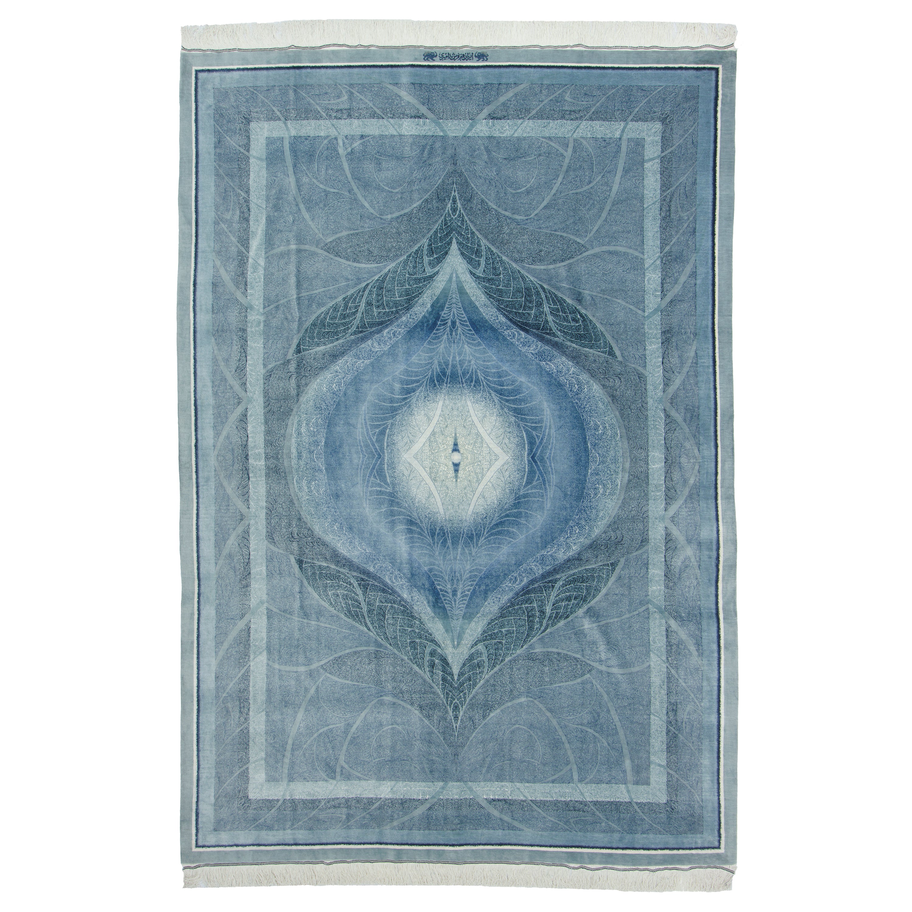 Qom Handmade Carpet — Sarasar | Full Silk | 190 × 290 cm | SKU 10501466