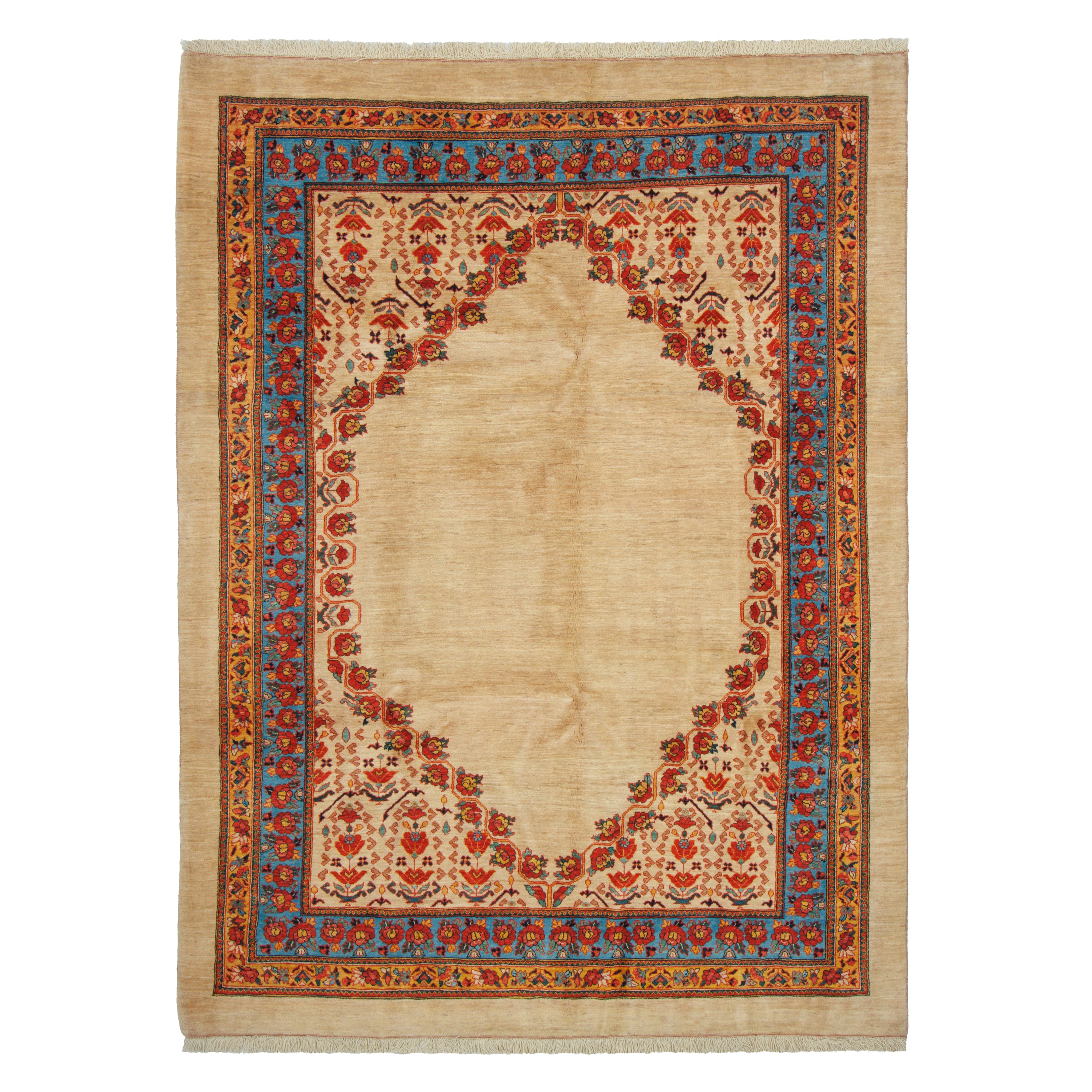 Shiraz Handmade Gabbeh Carpet — Kaf Sadeh | Full Wool | 190 × 253 cm | SKU 50401307