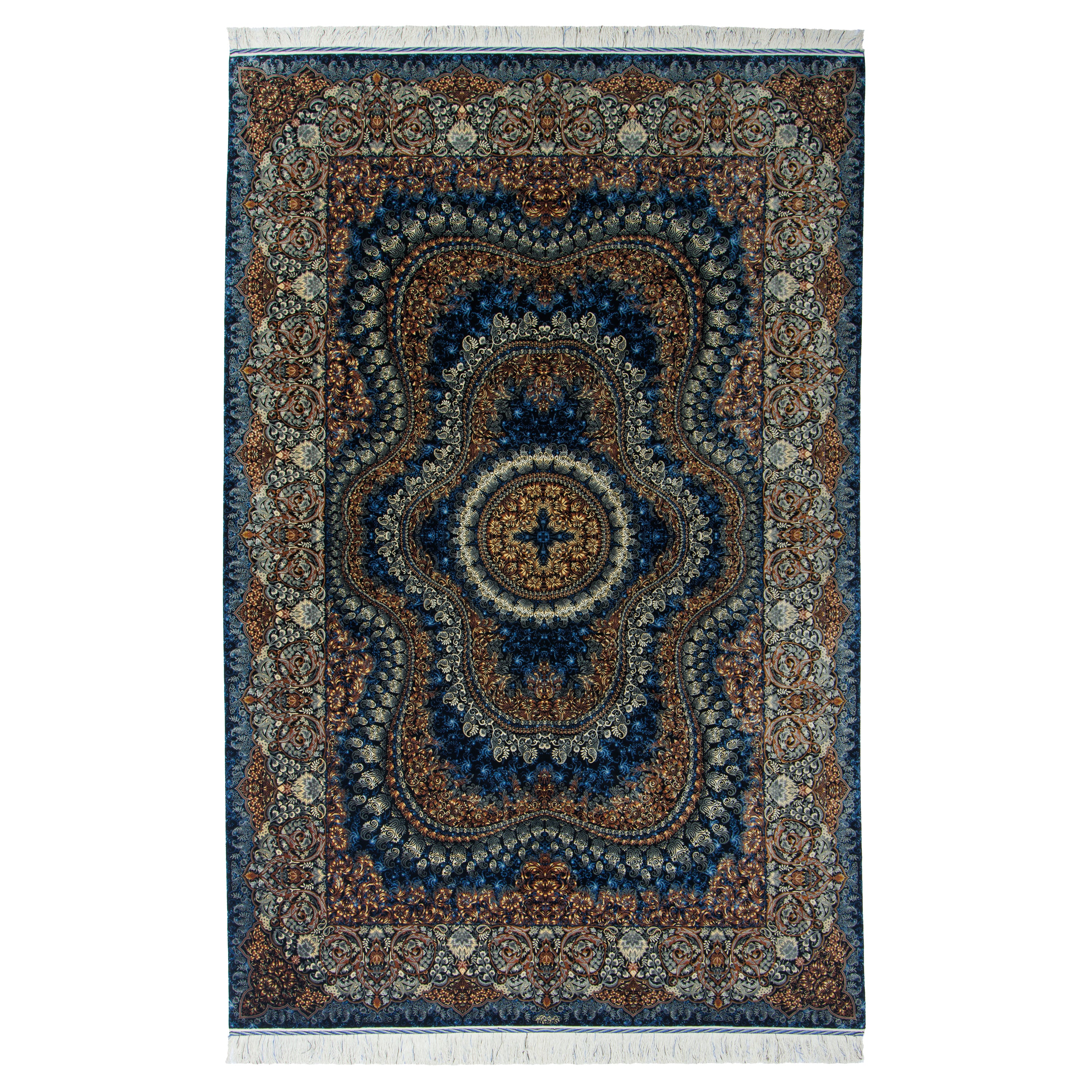 Qom Handmade Carpet — Lachak Toranj | Full Silk | 200 × 310 cm | SKU 10601047