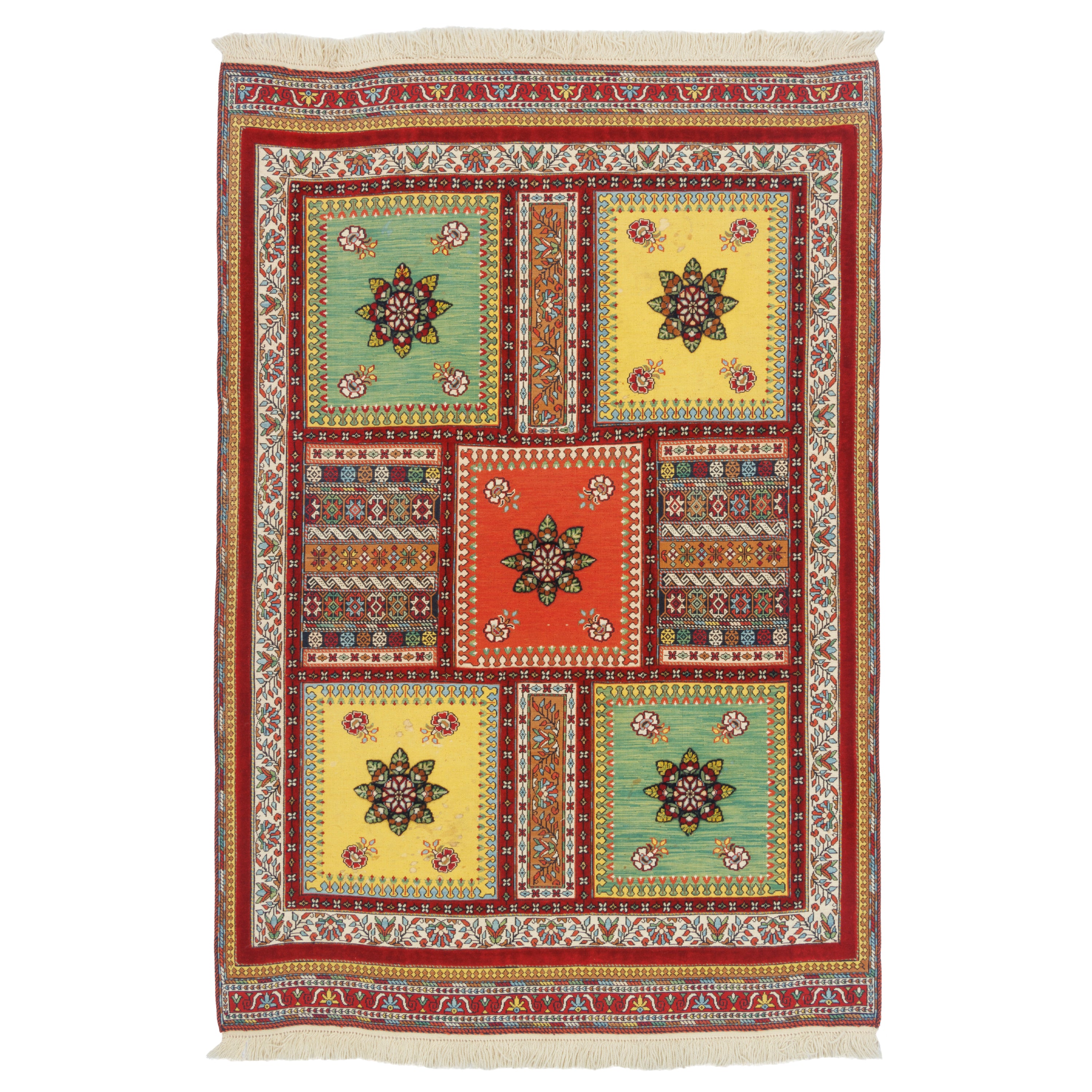Sirjan Handmade Kilim Carpet — Ghabi | Full Wool | 120 × 175 cm | SKU 40200369