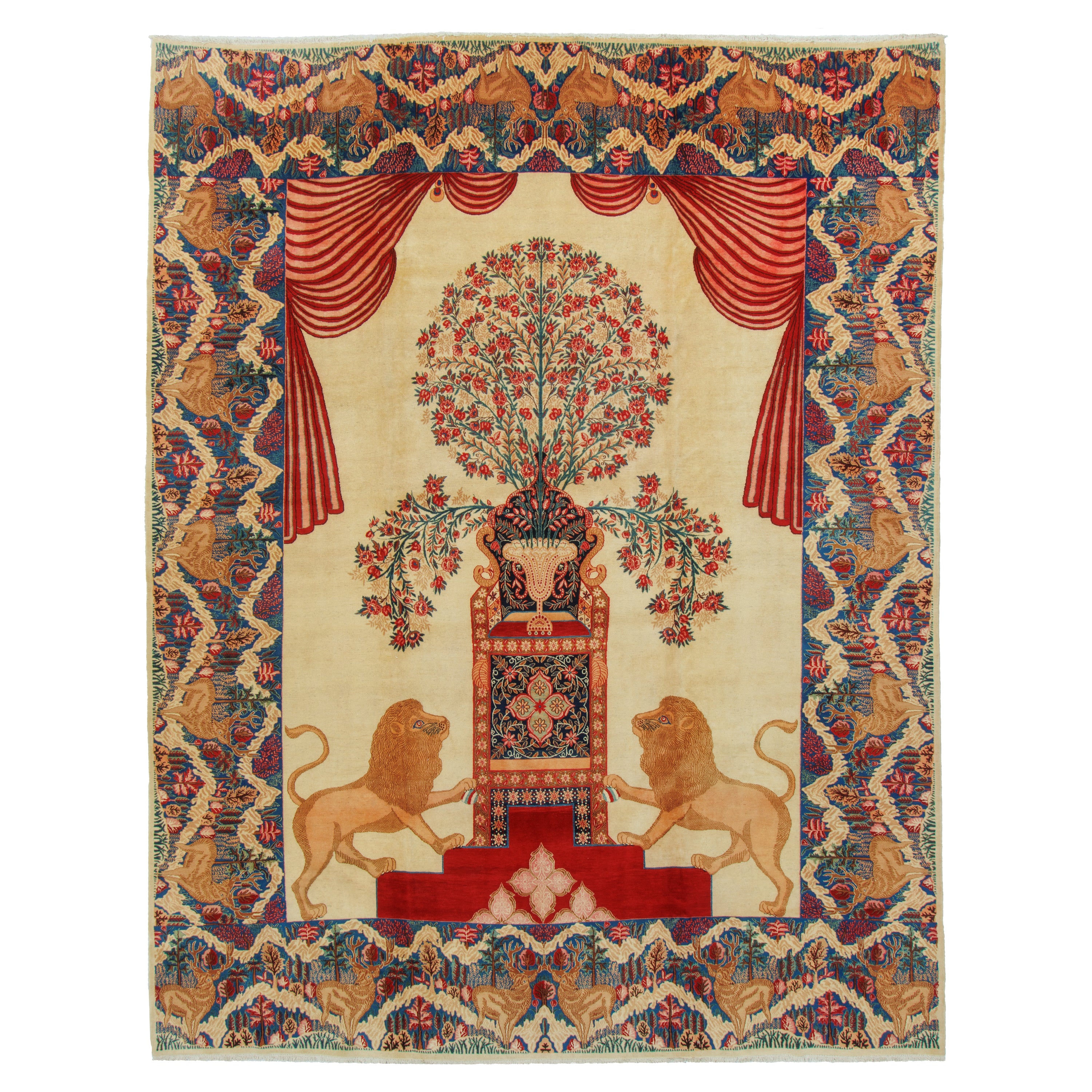 Tabriz Handmade Carpet — Goldani | Wool / Cotton Warp | 310 × 400 cm | SKU 11200690