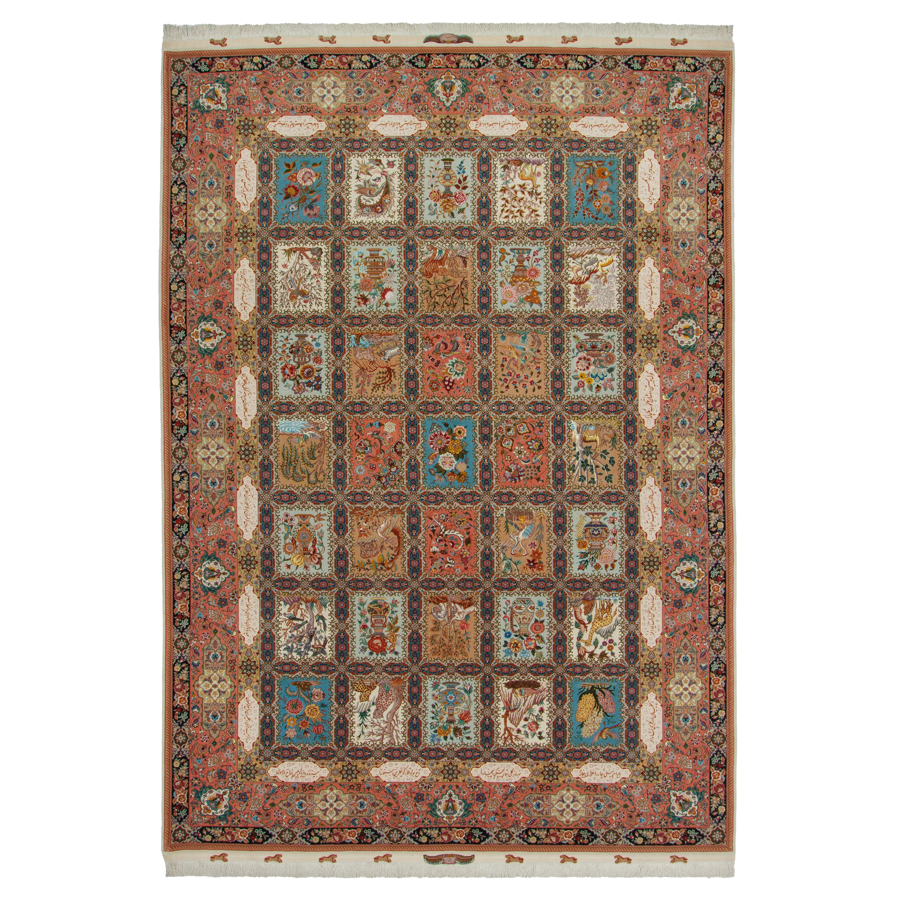 Tabriz Handmade Carpet — Kheshti | Silk Pile / Silk Warp | 291 × 419 cm | SKU 11200665