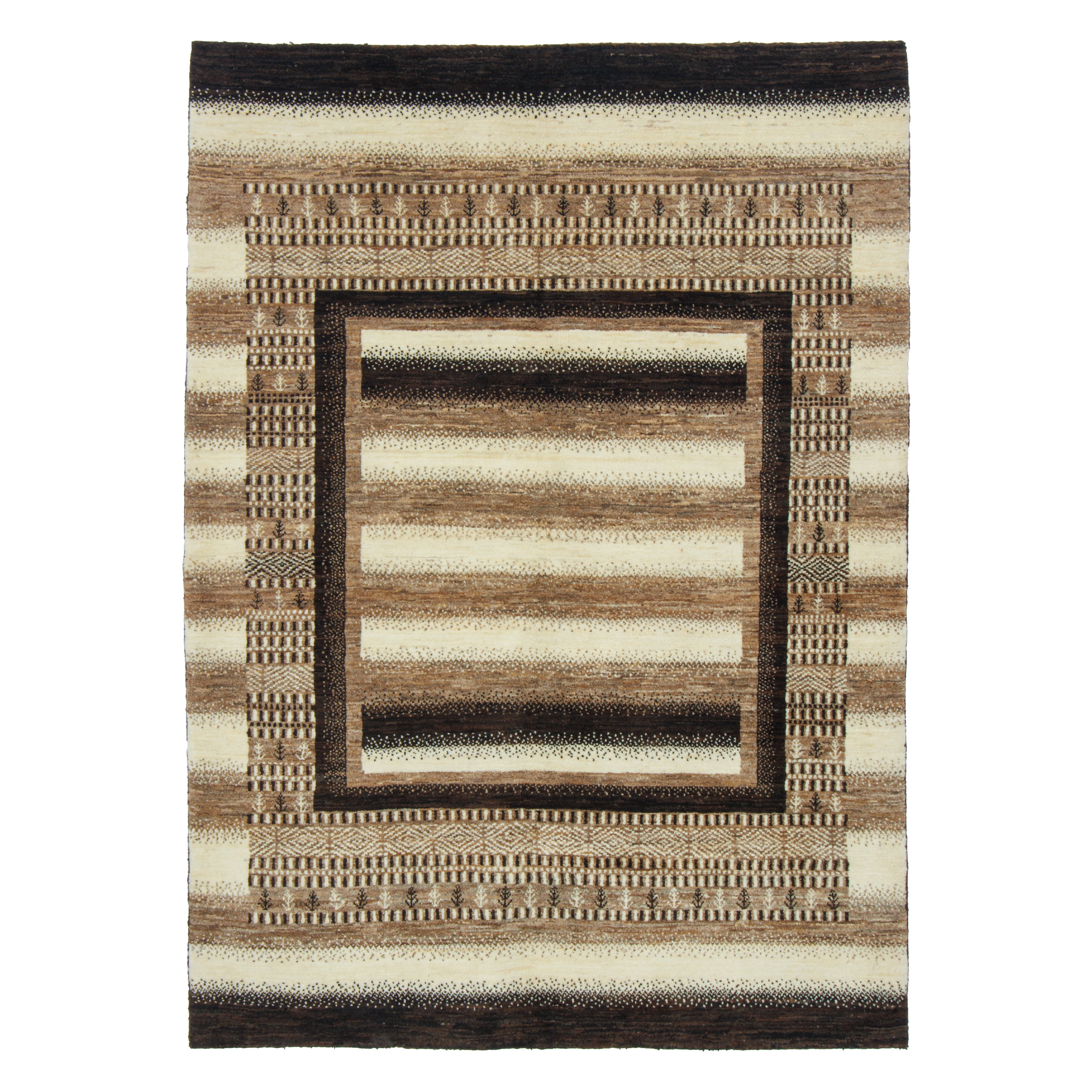 Shiraz Handmade Gabbeh Carpet | Full Wool | 157 × 218 cm | SKU 50301312