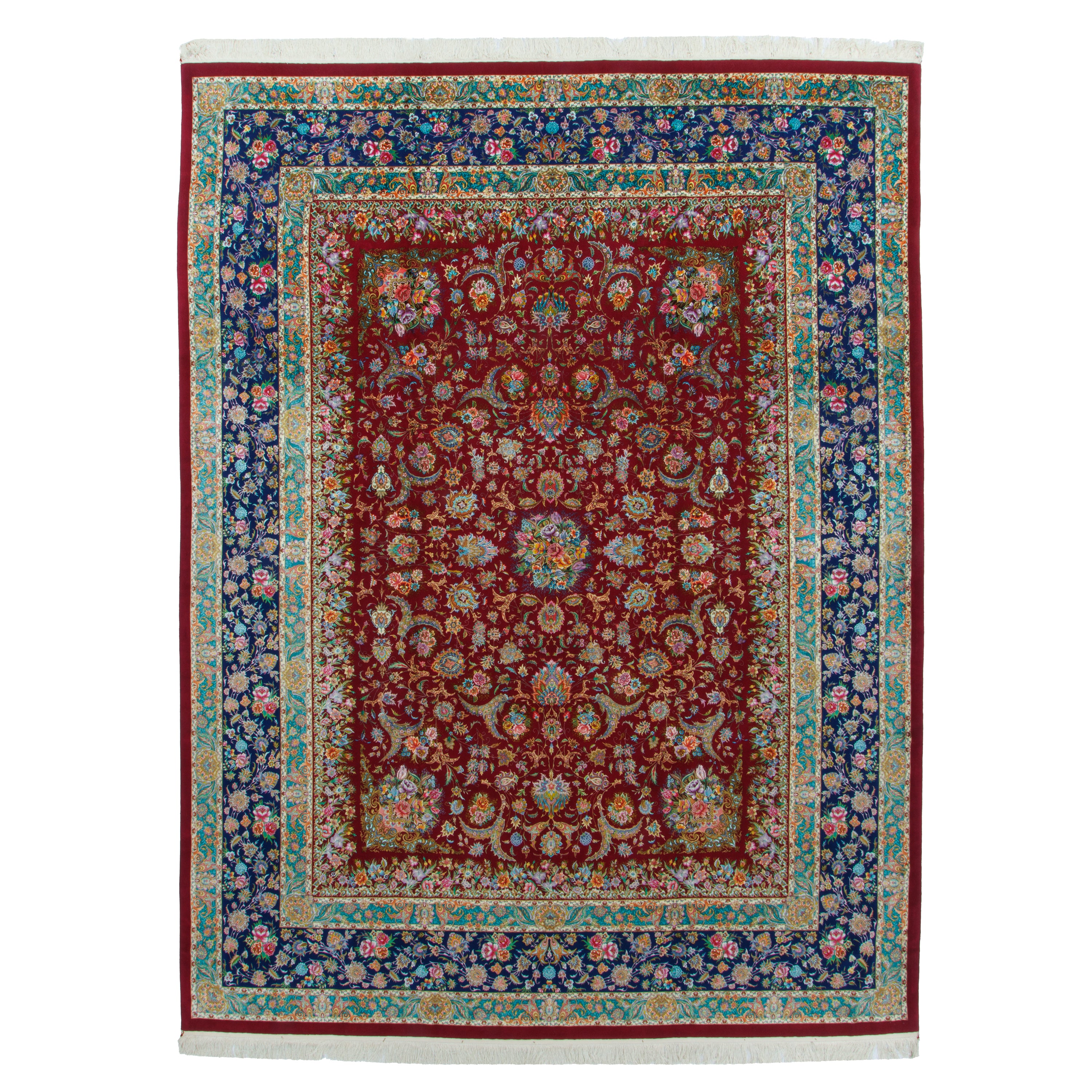 Tabriz Handmade Carpet — Afshan | Silk Pile / Silk Warp | 300 × 400 cm | SKU 11200638