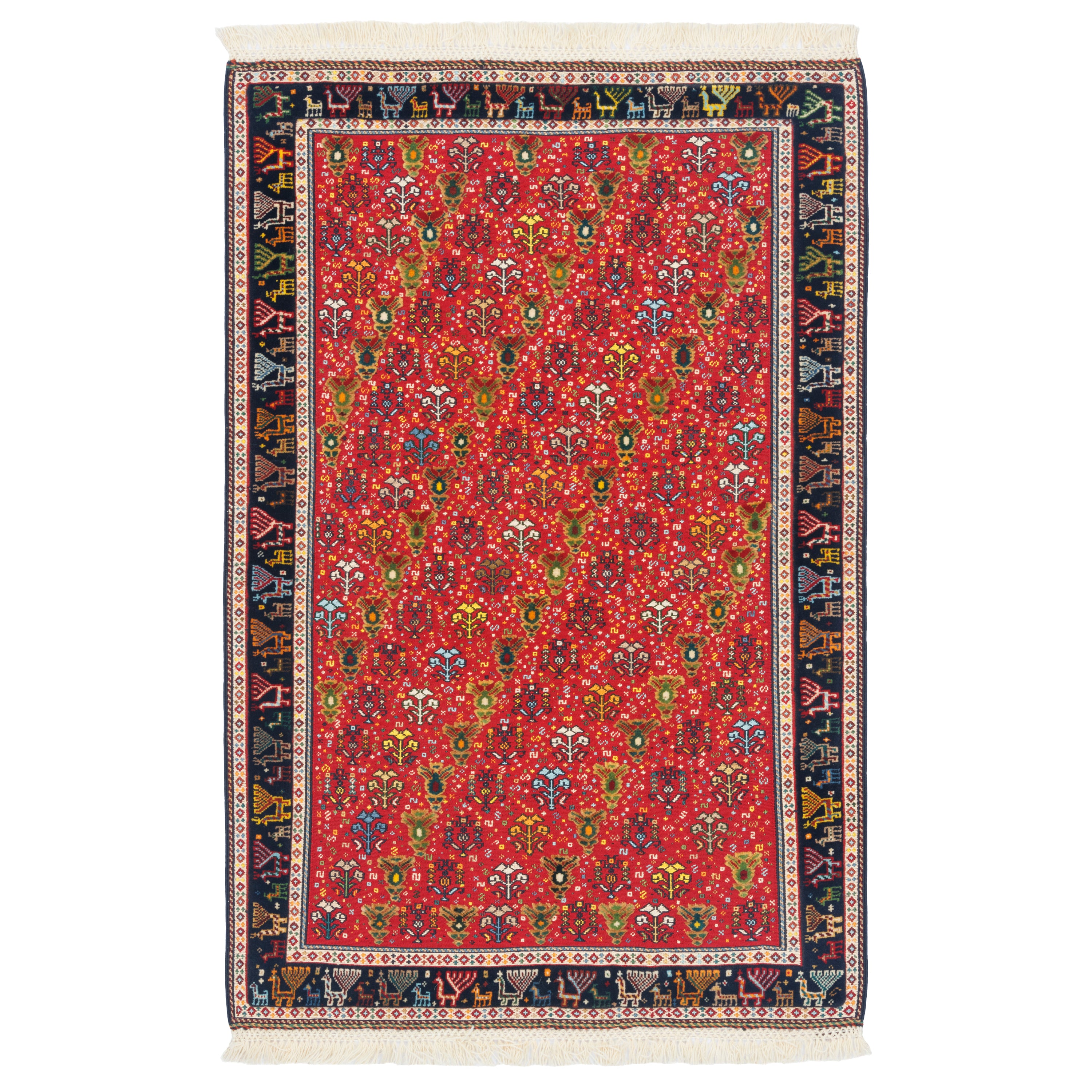 Sirjan Handmade Kilim Carpet — Sarasar | Full Wool | 77 × 118 cm | SKU 40000349