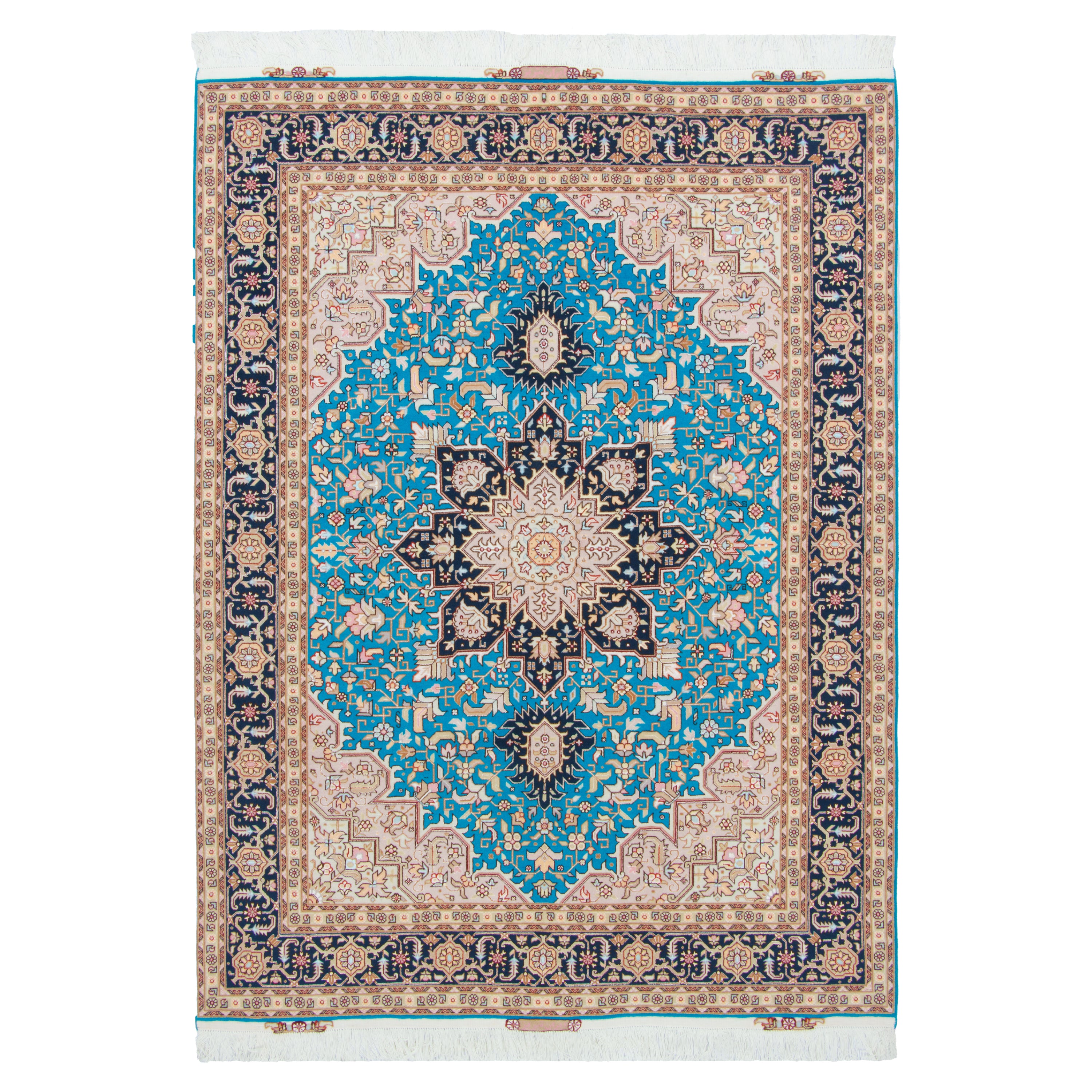 Heris Handmade Carpet — Lachak Toranj | Silk Pile / Cotton Warp | 152 × 200 cm | SKU 10300498