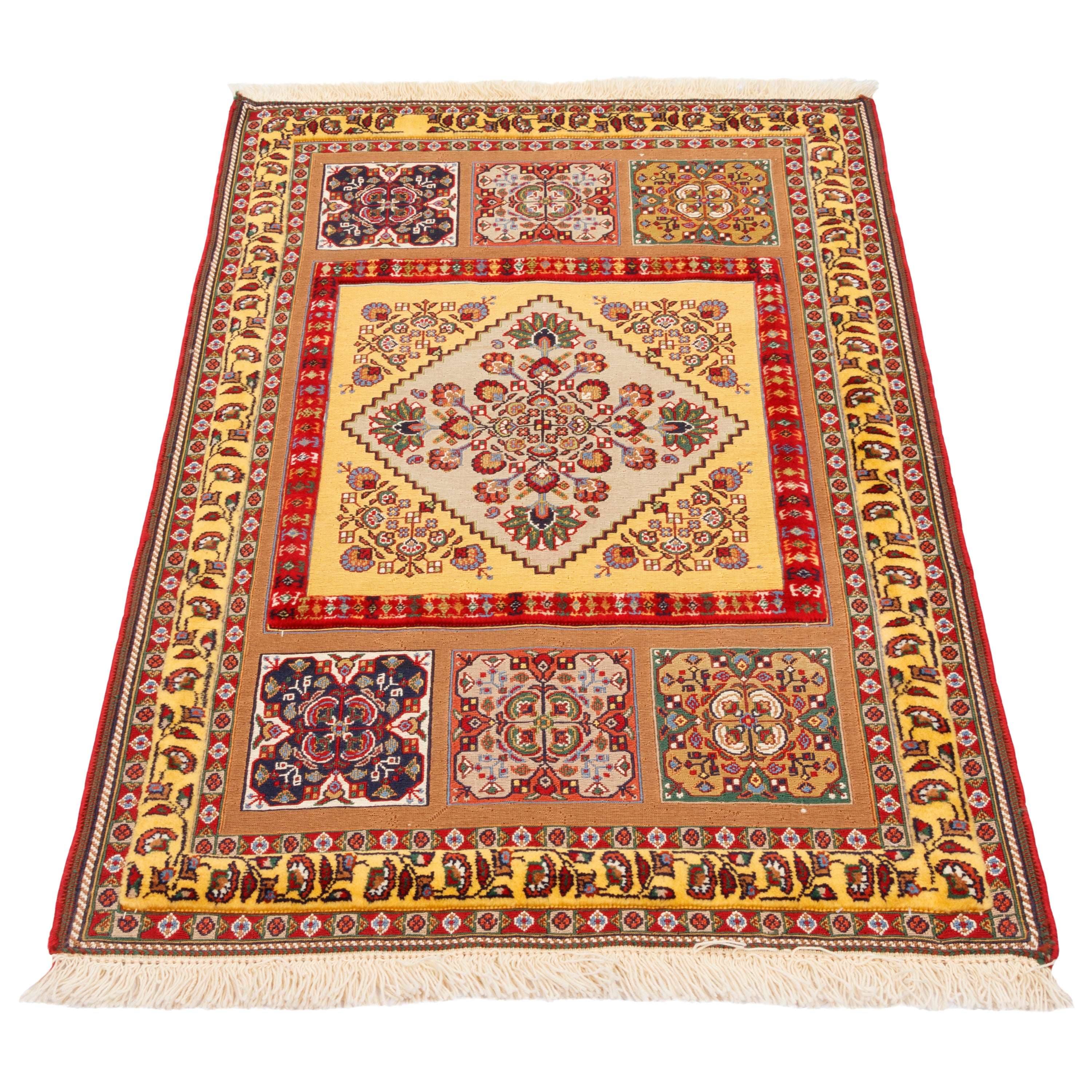 Sirjan Handmade Kilim Carpet — Kheshti | Full Wool | 90 × 130 cm | SKU 40100341