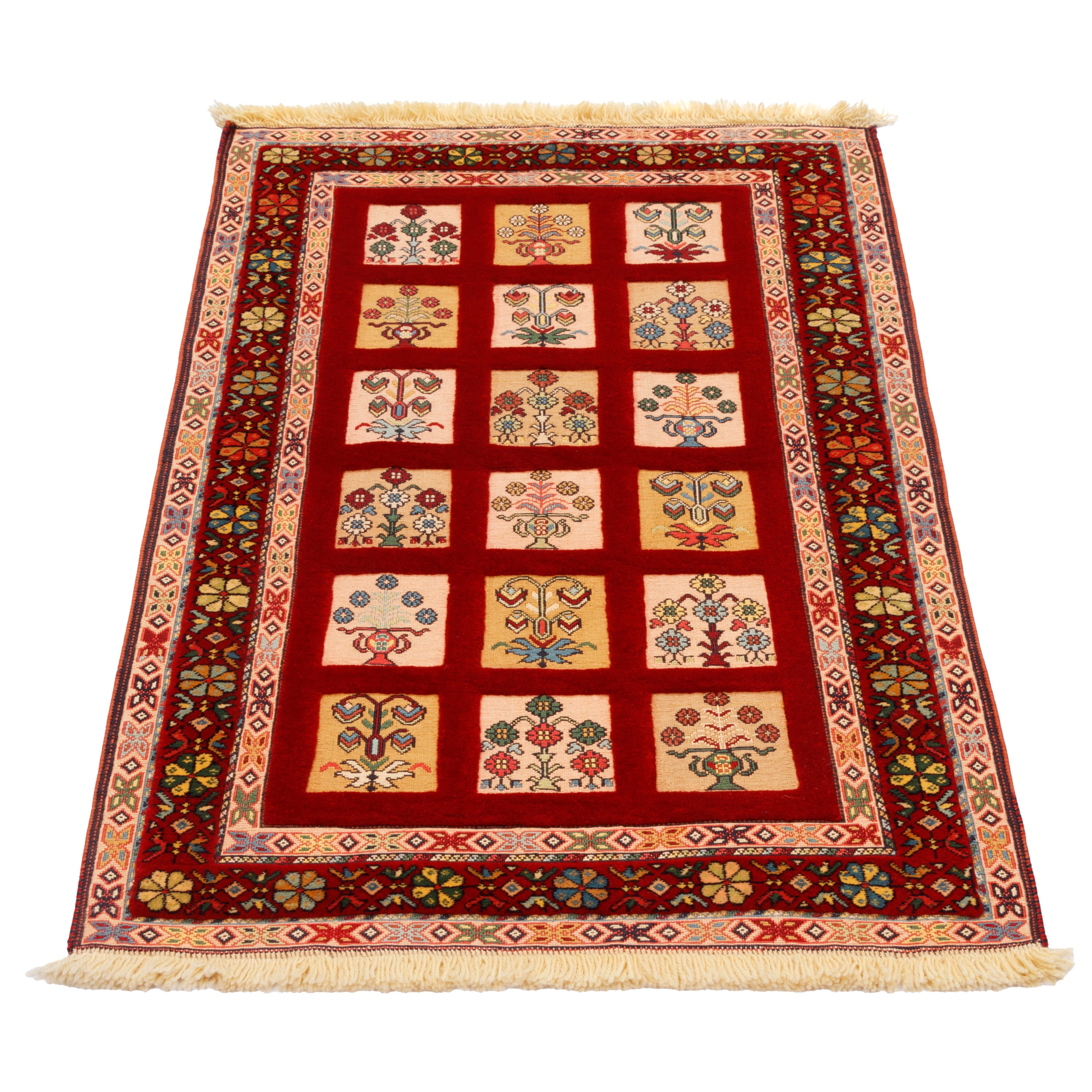 Sirjan Handmade Kilim Carpet — Kheshti | Full Wool | 82 × 127 cm | SKU 40100336