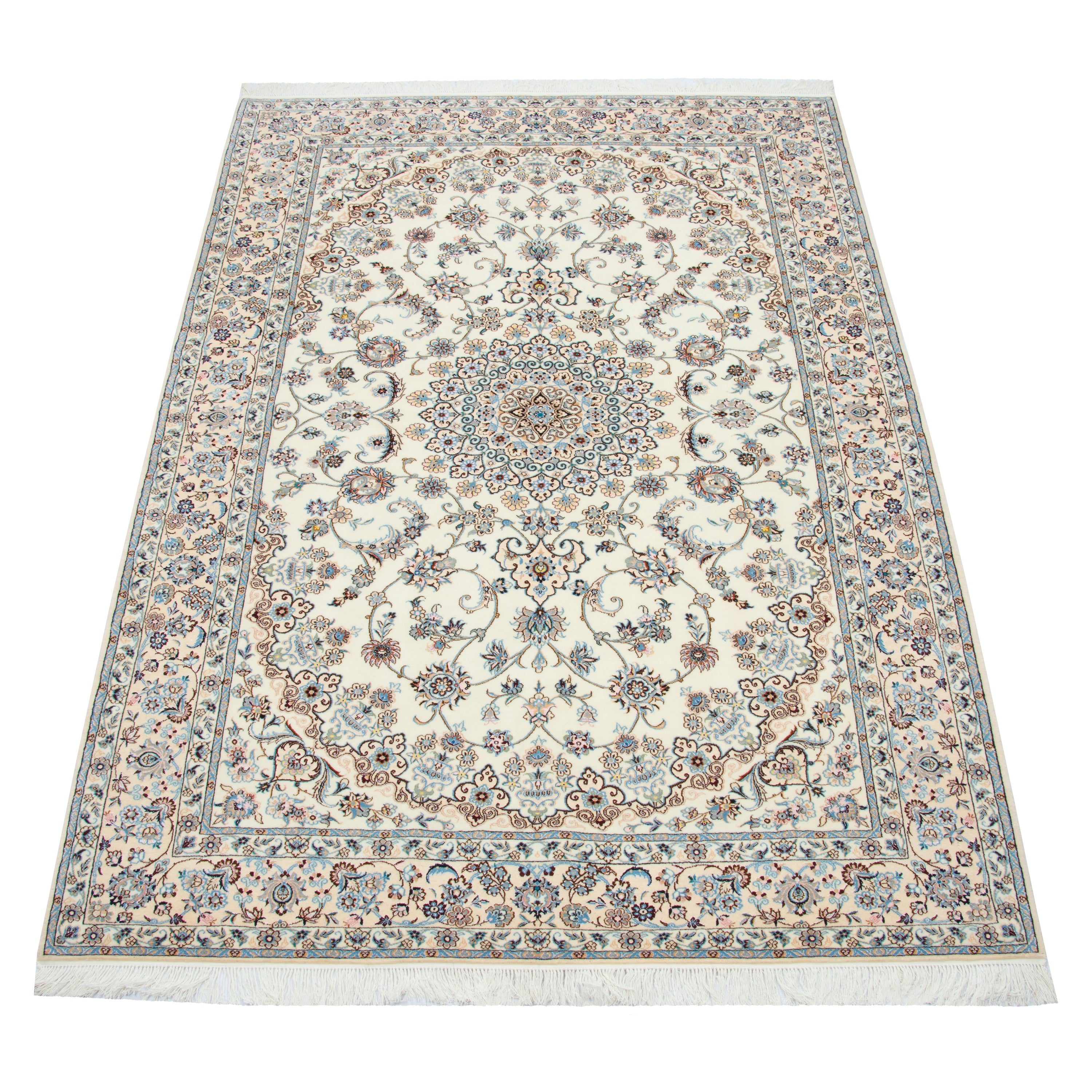 Nain Handmade Carpet — Lachak Toranj | Silk Pile / Cotton Warp | 165 × 240 cm | SKU 10300849