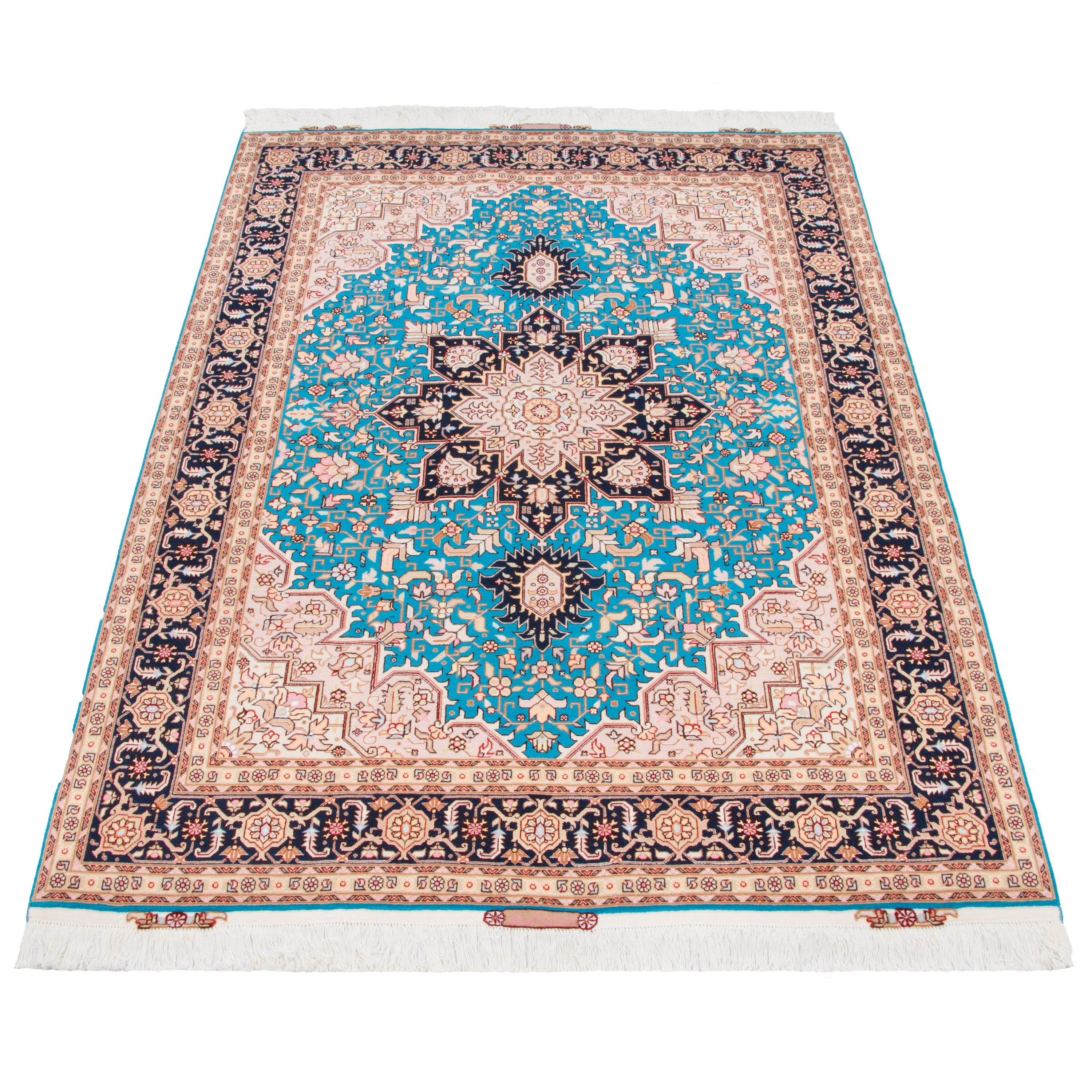 Heris Handmade Carpet — Lachak Toranj | Silk Pile / Cotton Warp | 152 × 200 cm | SKU 10300498