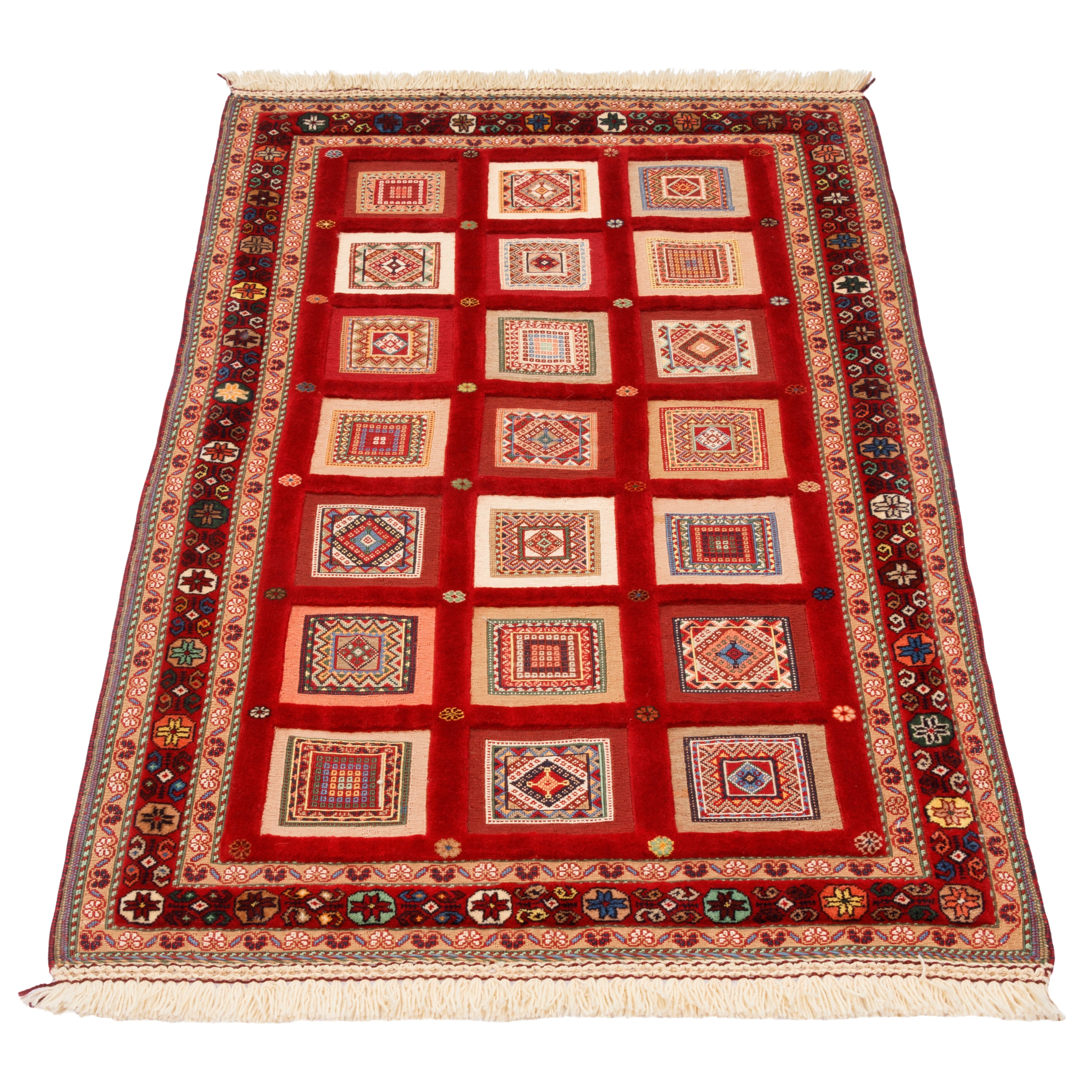 Sirjan Handmade Kilim Carpet — Kheshti | Full Wool | 83 × 130 cm | SKU 40100342
