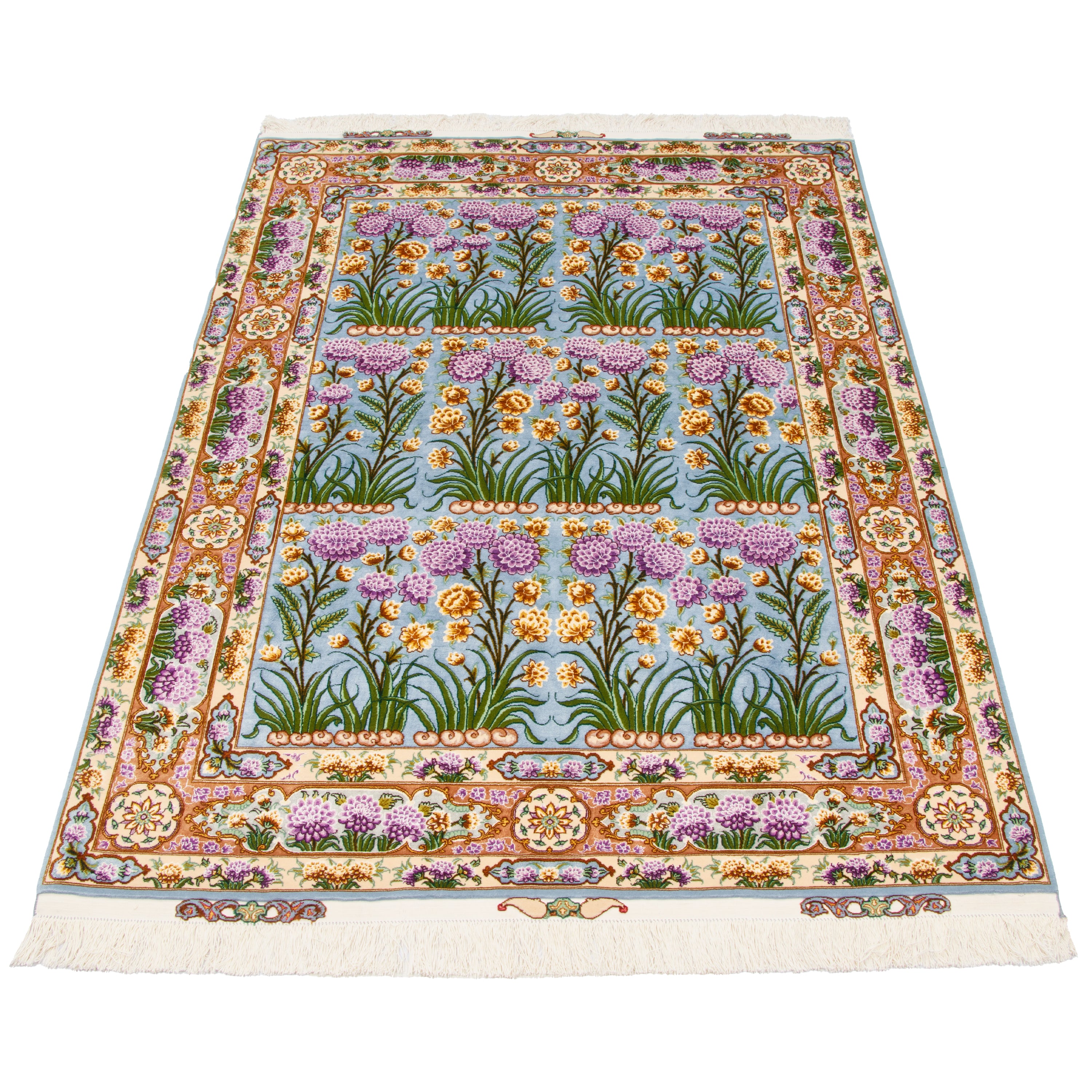 Tabriz Handmade Carpet — Sarasar | Silk Pile / Silk Warp | 150 × 202 cm | SKU 10300505