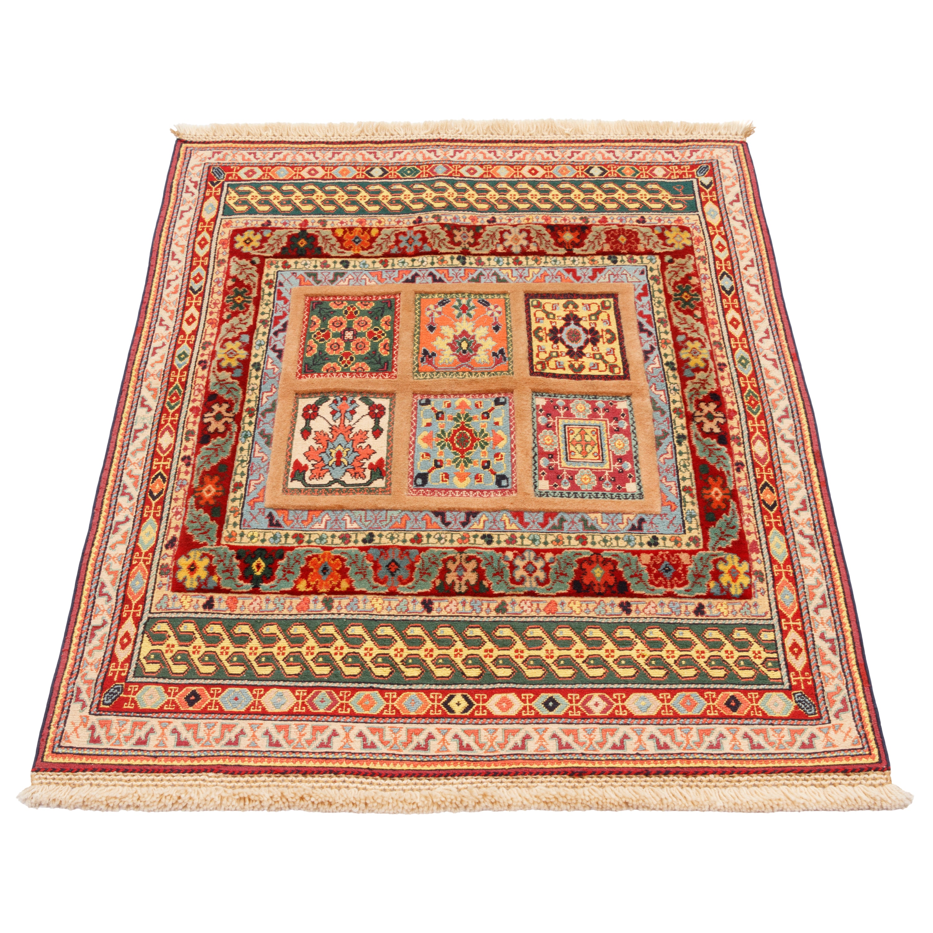 Sirjan Handmade Kilim Carpet — Kheshti | Full Wool | 90 × 125 cm | SKU 40100334