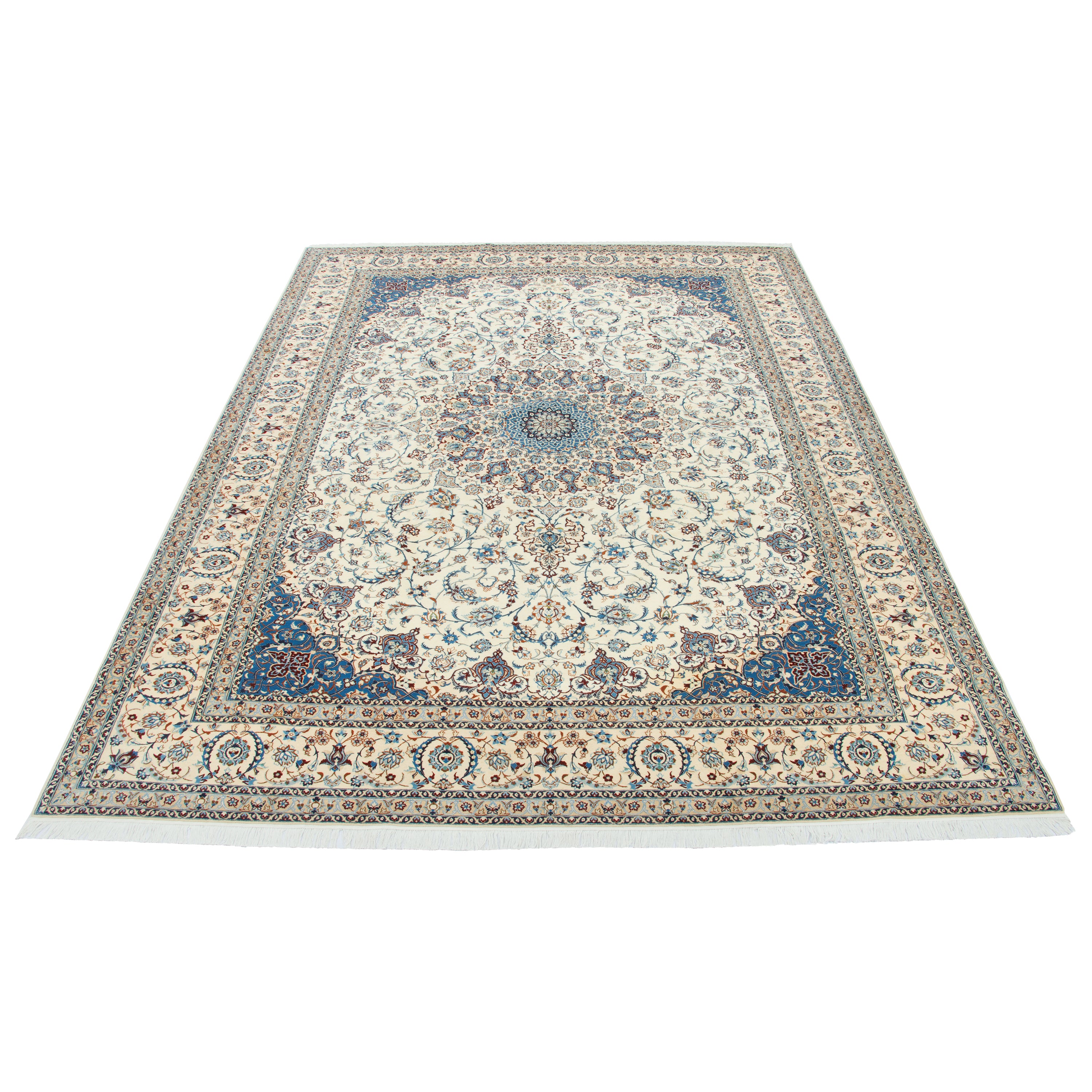 Nain Handmade Carpet — Lachak Toranj | Silk Pile / Cotton Warp | 305 × 410 cm | SKU 11200775