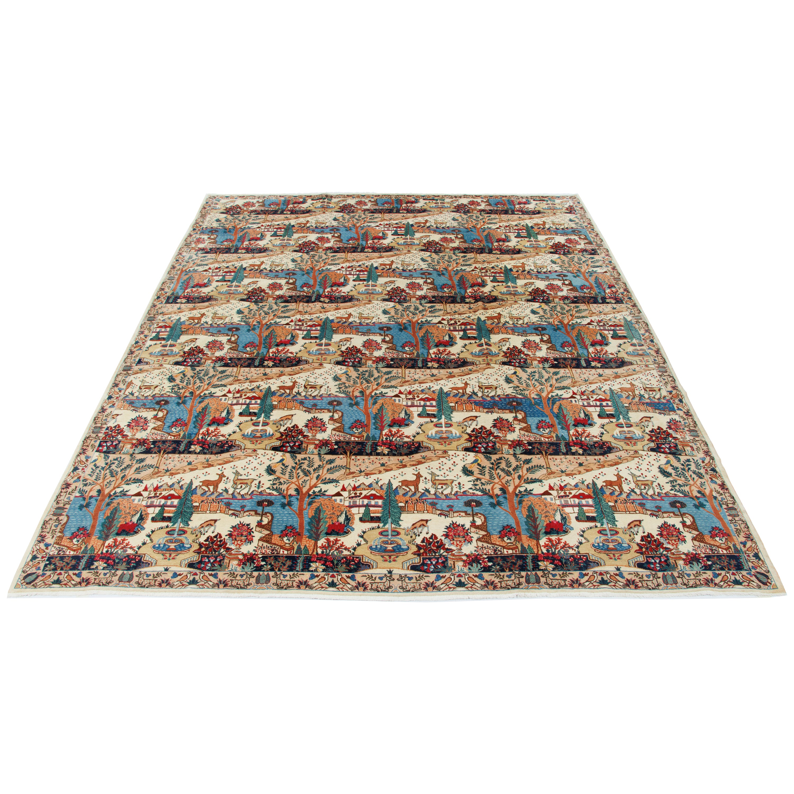 Tabriz Handmade Carpet — Sarasar | Wool / Cotton Warp | 296 × 380 cm | SKU 11100692