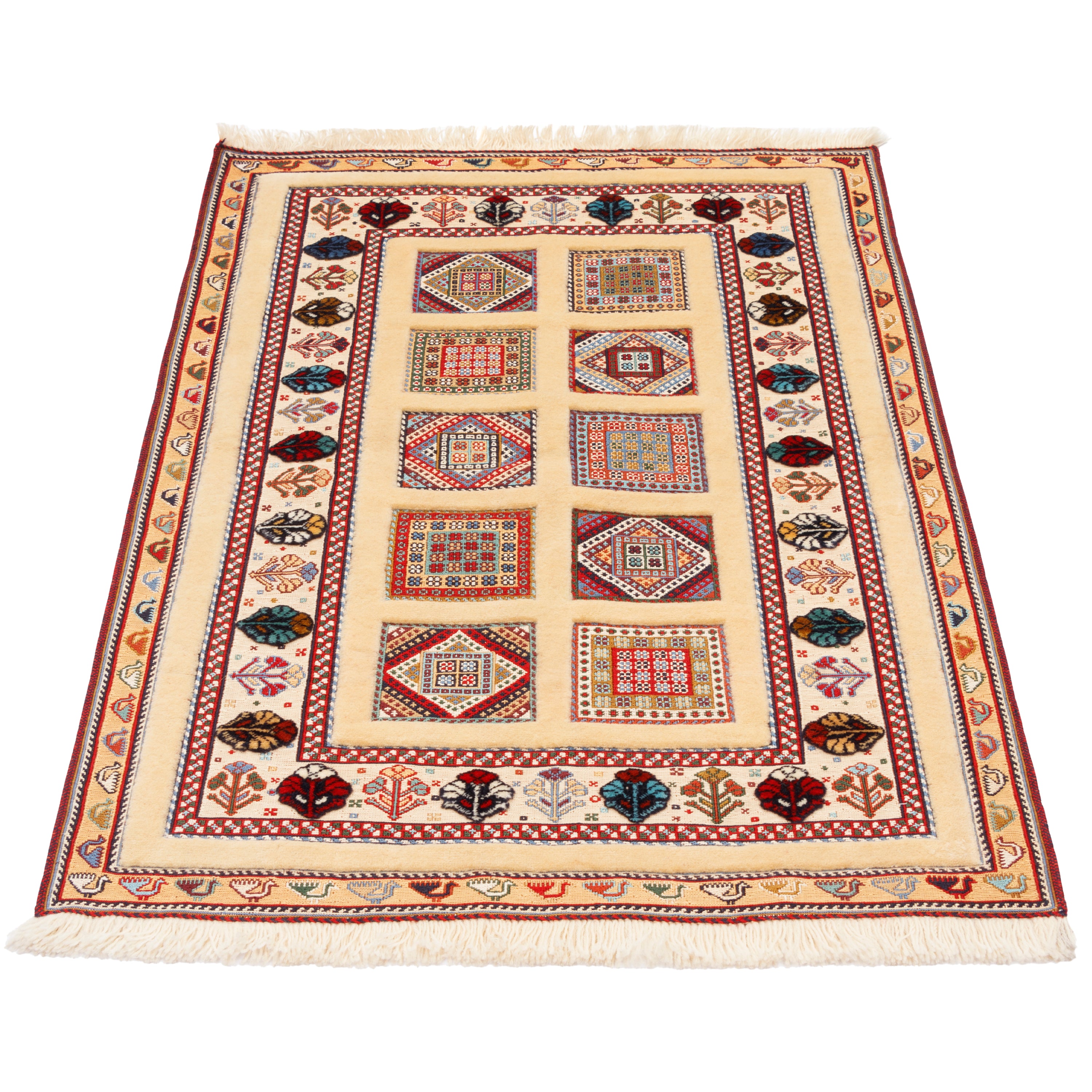 Sirjan Handmade Kilim Carpet — Kheshti | Full Wool | 80 × 120 cm | SKU 40000328