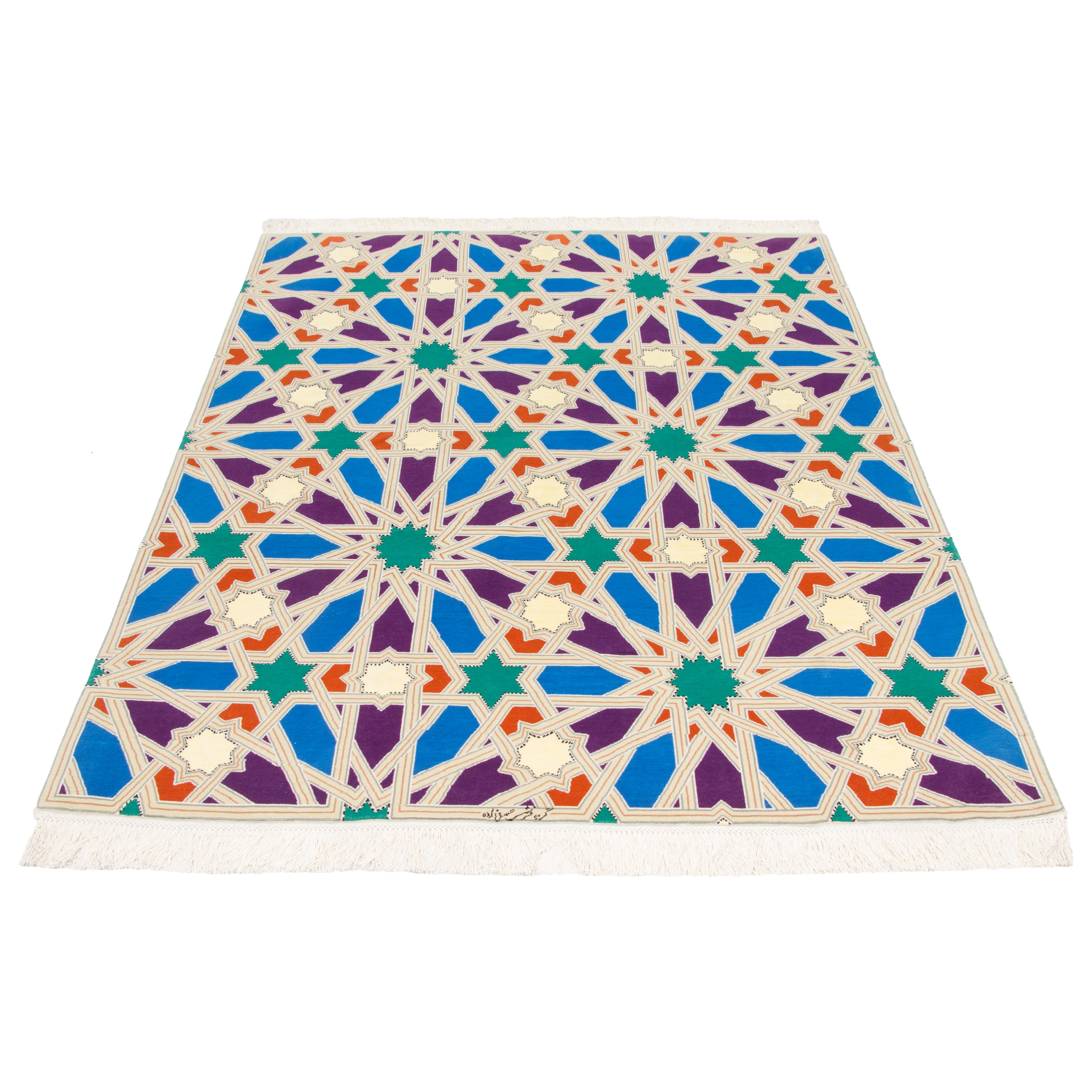 Tabriz Handmade Carpet — Sarasar | Silk Pile / Silk Warp | 152 × 203 cm | SKU 10300520
