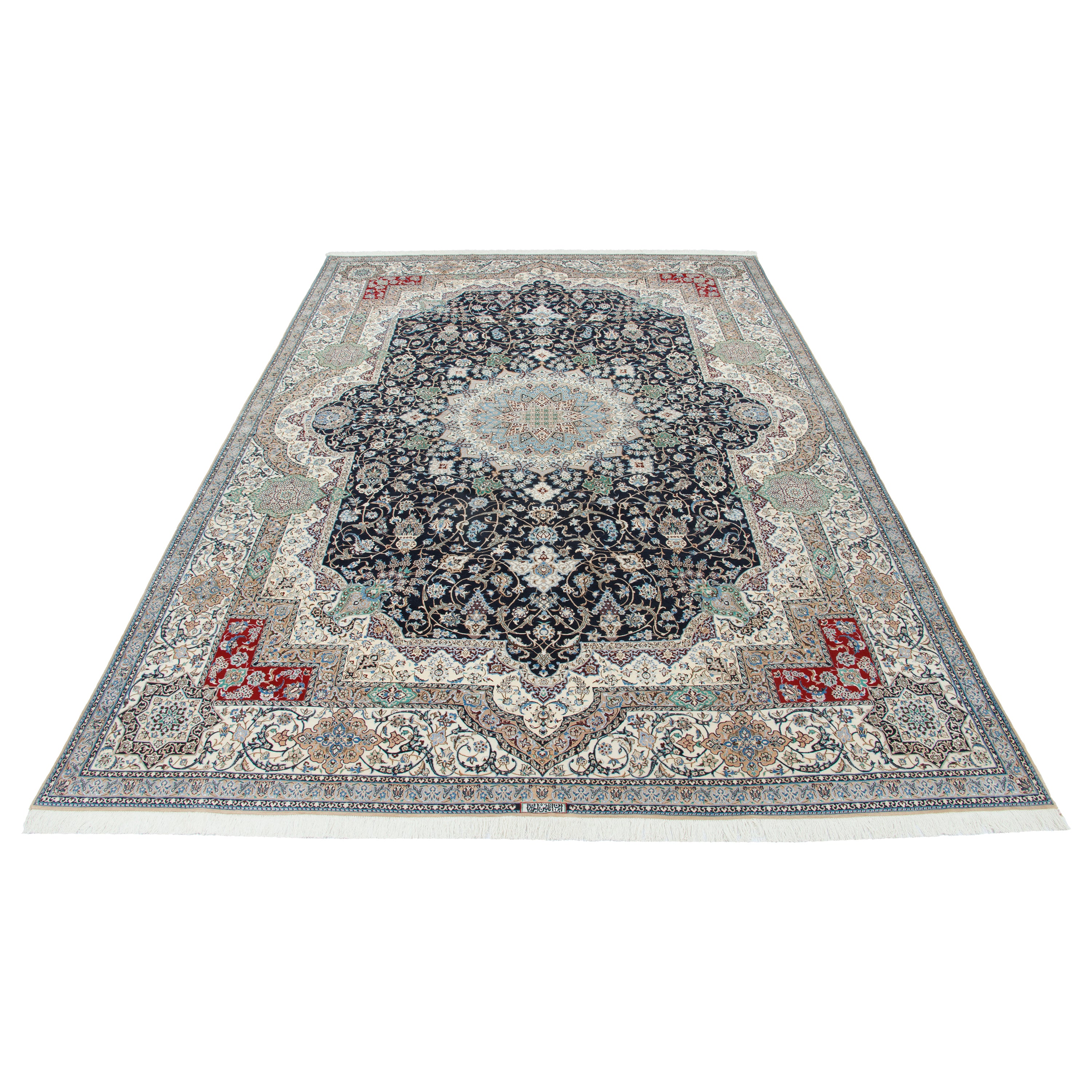 Nain Handmade Carpet — Lachak Toranj | Silk Pile / Cotton Warp | 300 × 450 cm | SKU 11300674