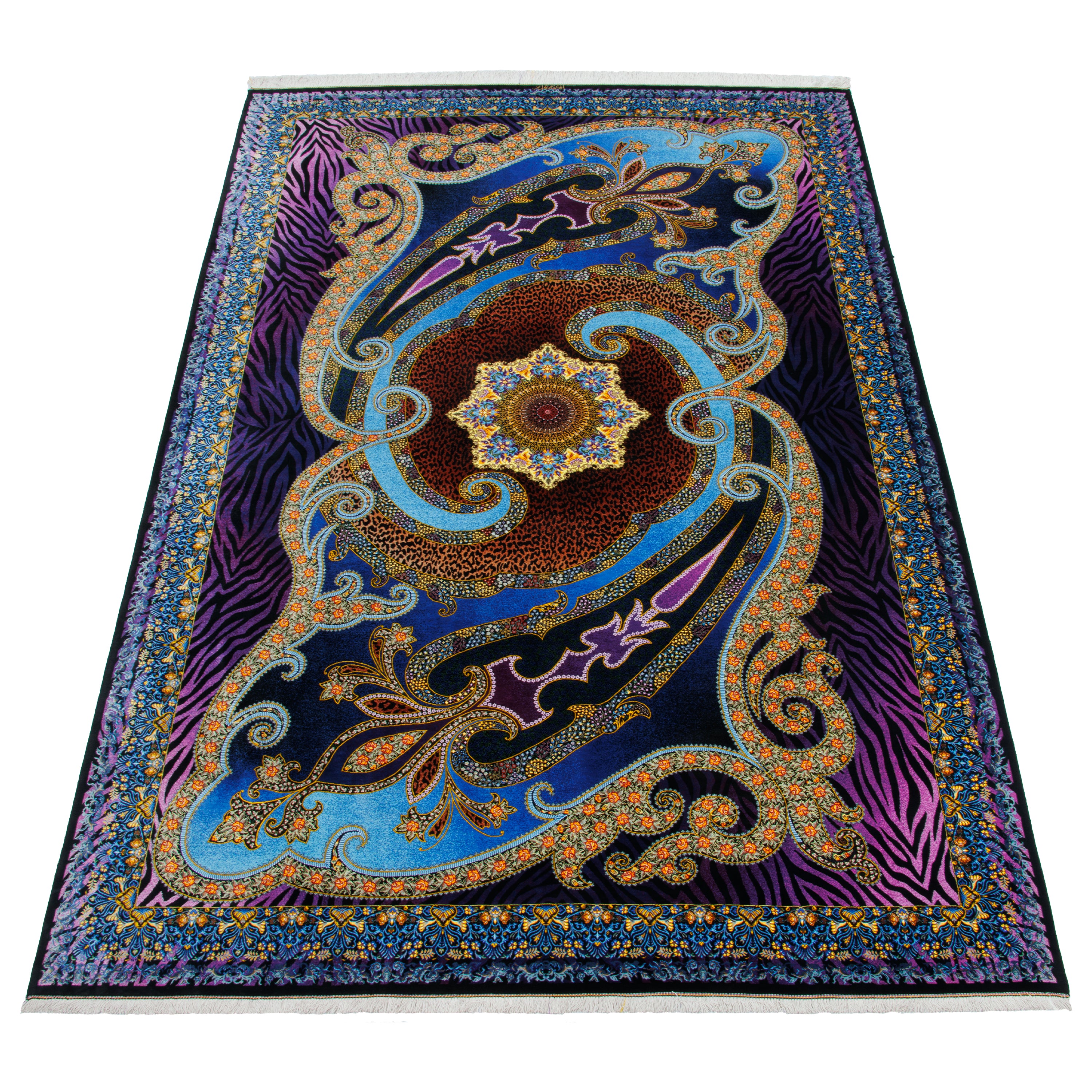 سجادة قم يدوية — ترنج دار | حرير بالكامل | 198 × 300 سم | رمز المنتج 10501066