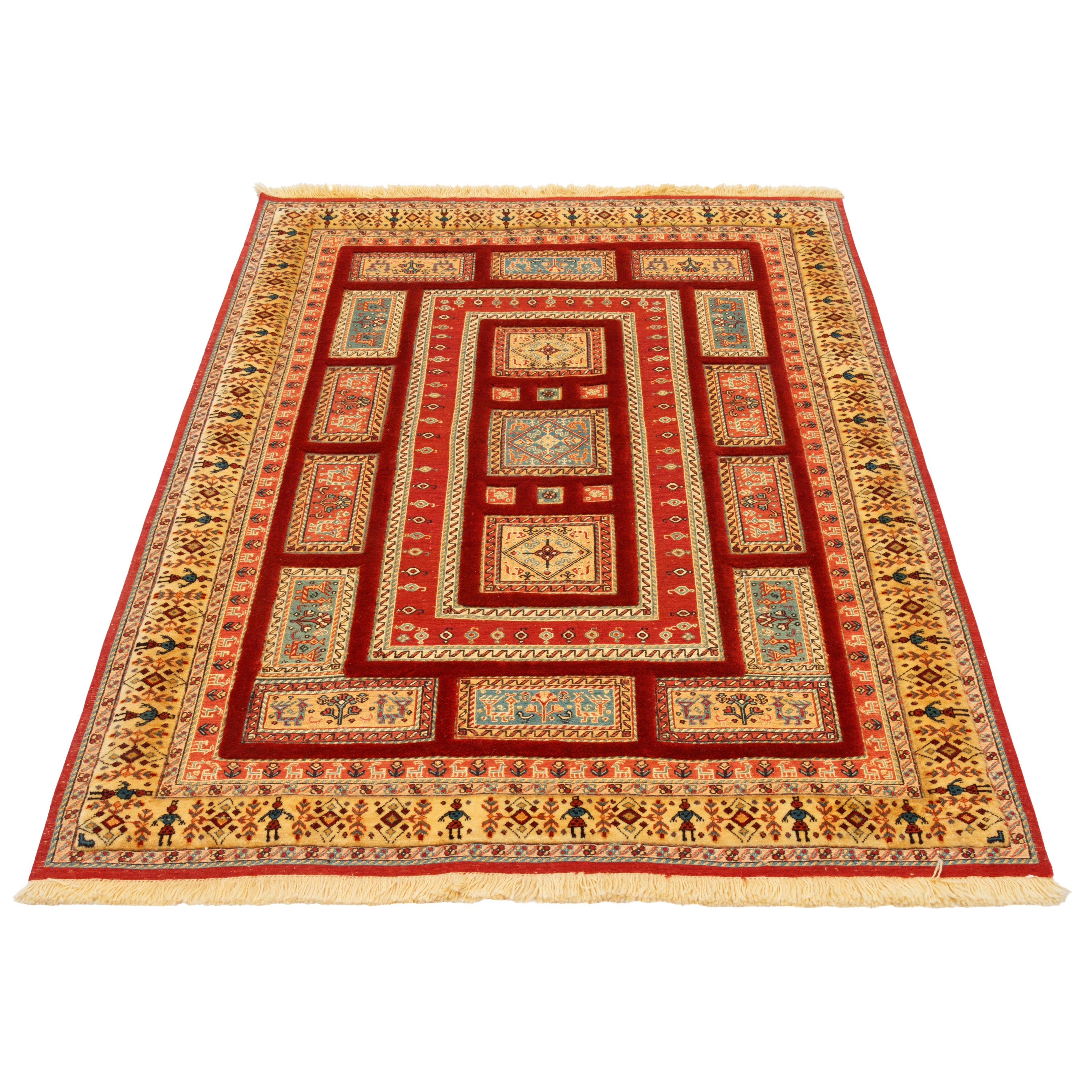Sirjan Handmade Kilim Carpet — Kheshti | Full Wool | 138 × 193 cm | SKU 40200365